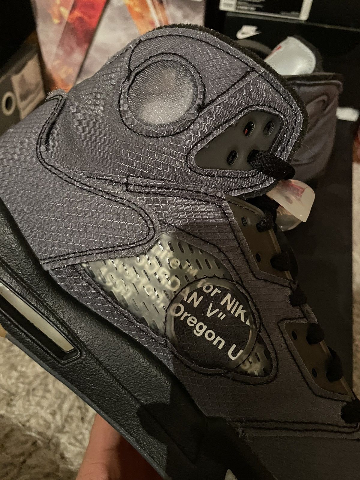 Jordan Brand × Off-White OFF WHITE x Jordan 5 Muslin Size US 10.5 / EU 43-44 - 18 Thumbnail