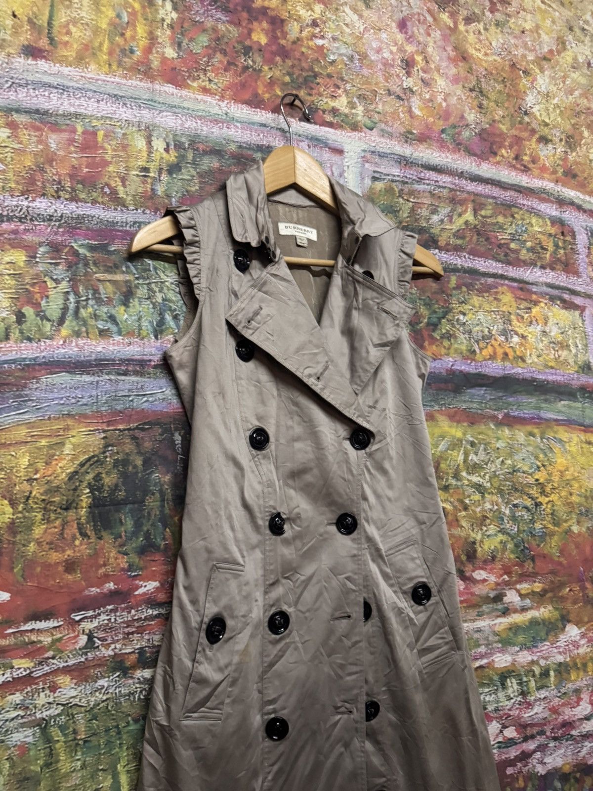 Burberry Burberry Sleeveless Trench Dress Size S / US 4 / IT 40 - 8 Thumbnail