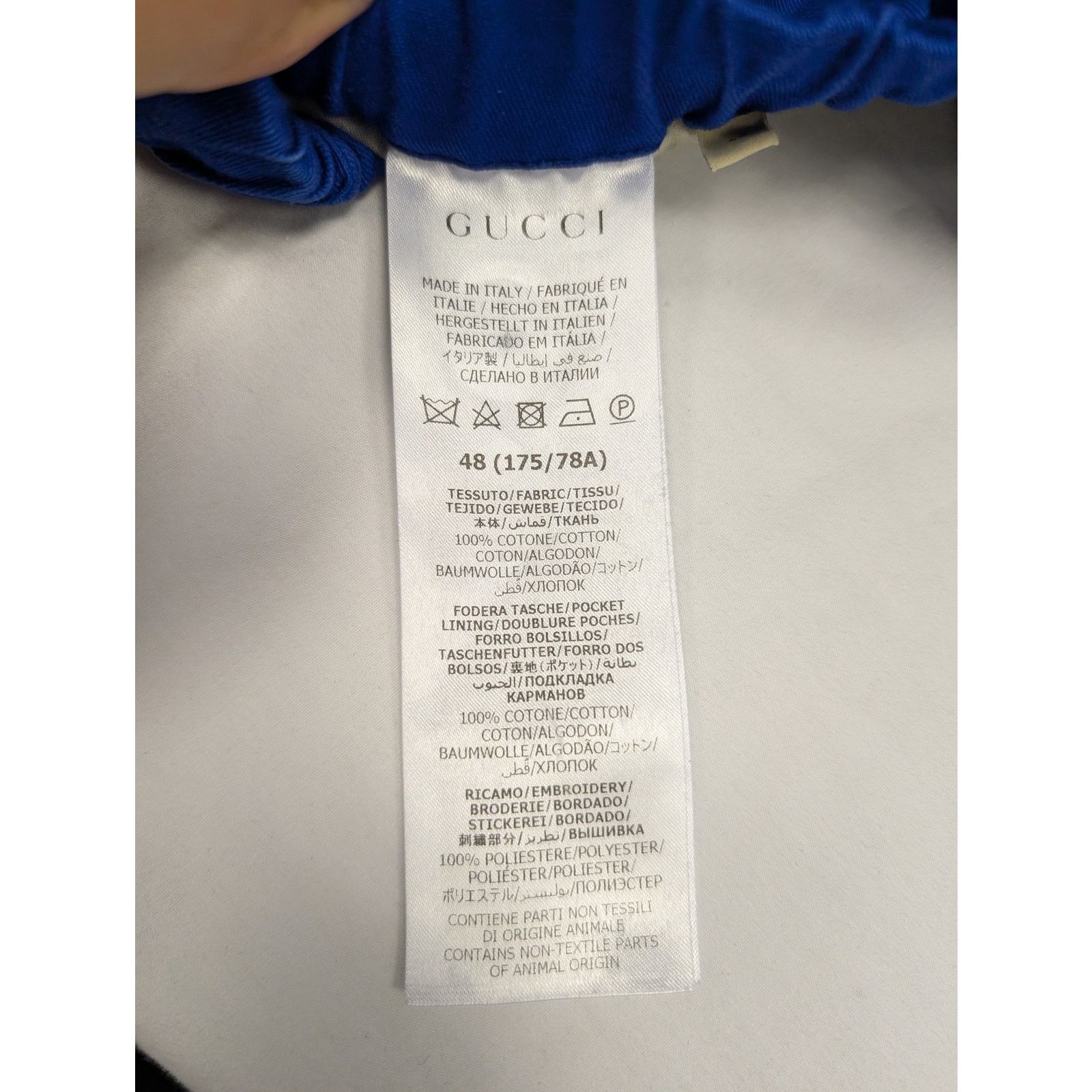 Gucci o1rshd1 Casual Pants in Blue Size US 32 / EU 48 - 15 Thumbnail