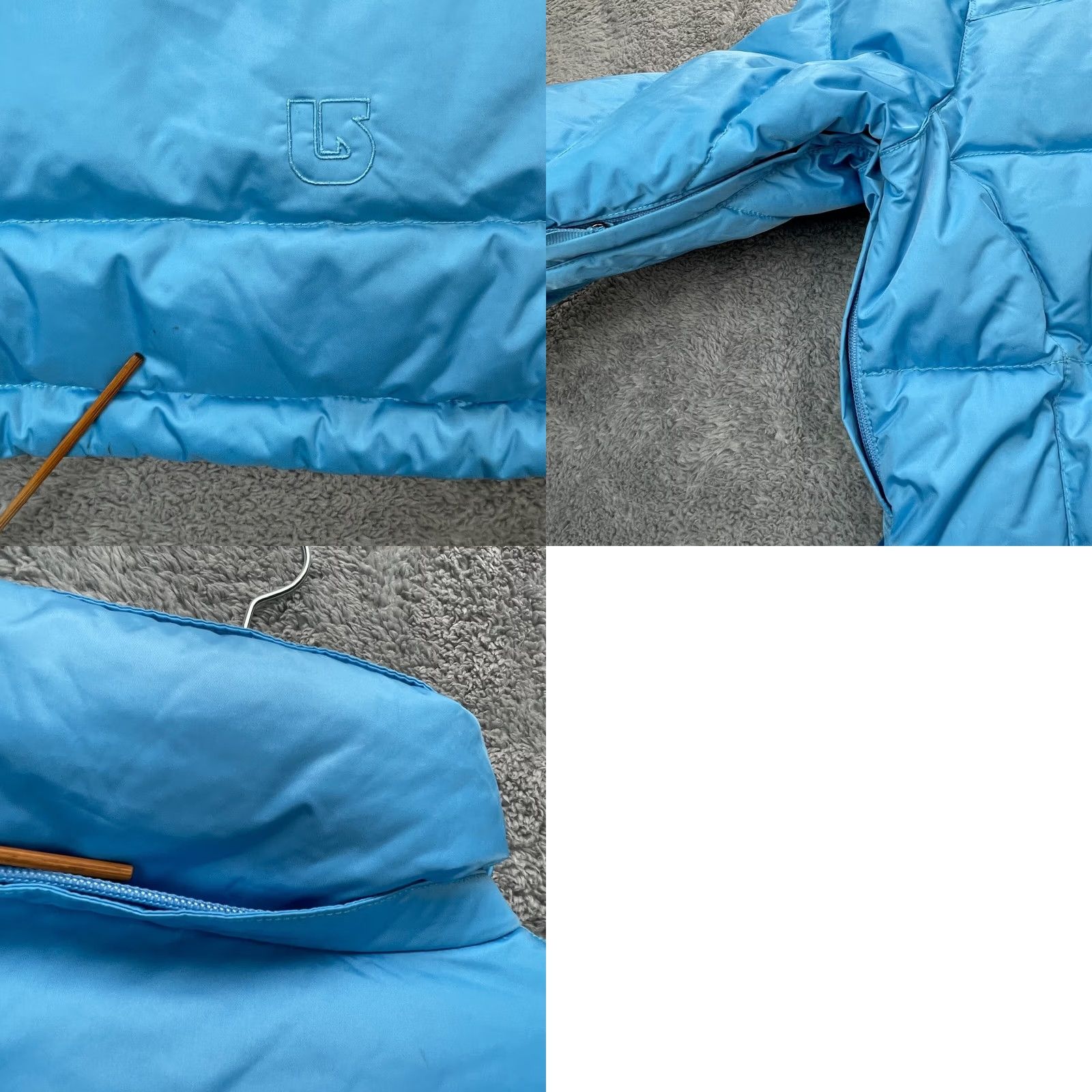 Burton Burton Jacket Women Medium Blue Nylon Puffer Coat Full Zip Snowboard Insulated Coat Size M / US 6-8 / IT 42-44 - 8 Thumbnail