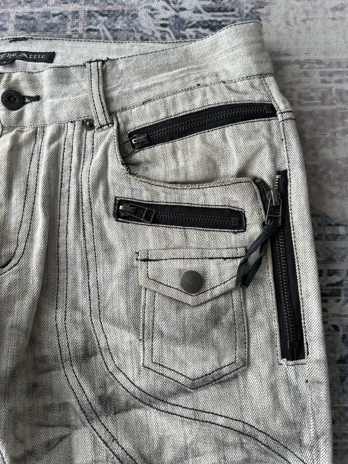 In The Attic In The Attic Flared Tactical Pants Size US 33 - 8 Thumbnail