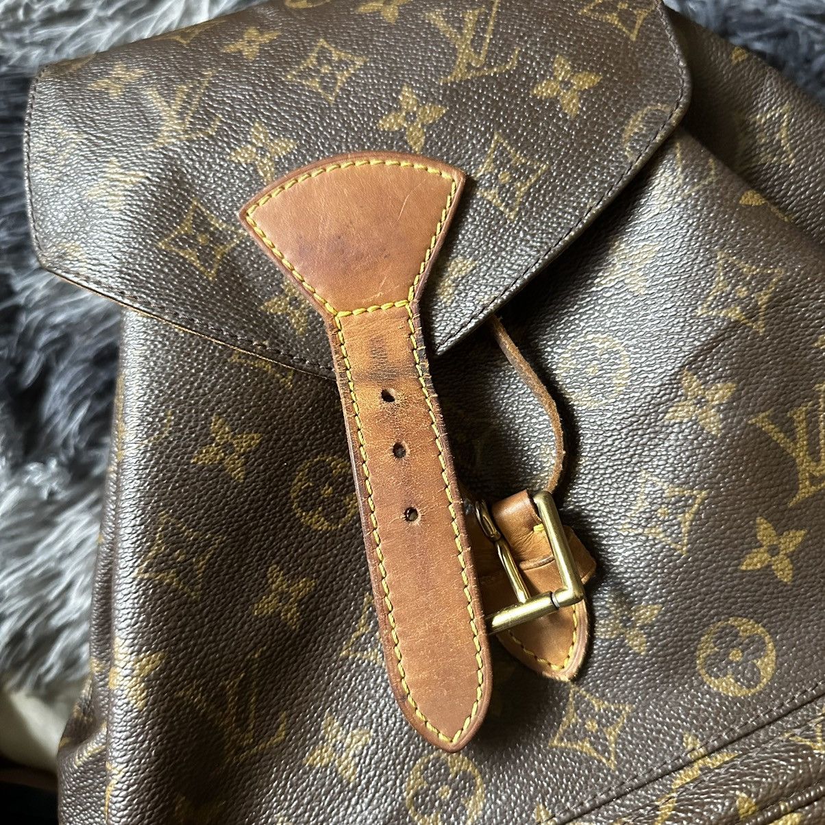 Louis Vuitton Louis Vuitton Montsouris GM Backpack Monogram Canvas Size ONE SIZE - 22 Thumbnail