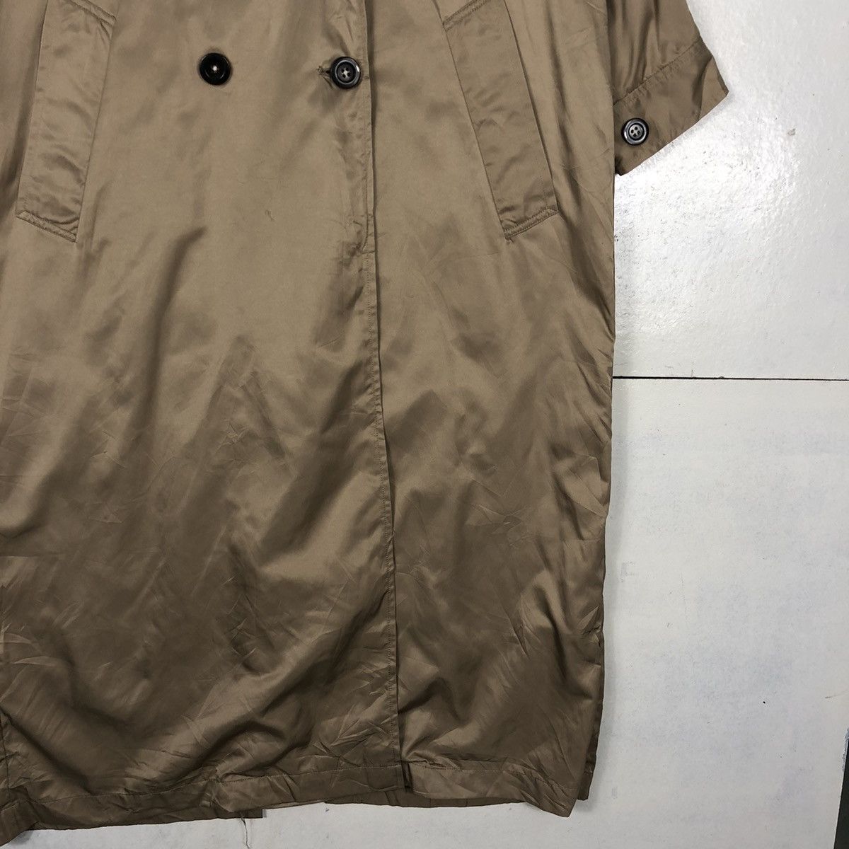 Japanese Brand × Other Merlot Ikyu Double Breasted Overcoat Size US M / EU 48-50 / 2 - 4 Thumbnail