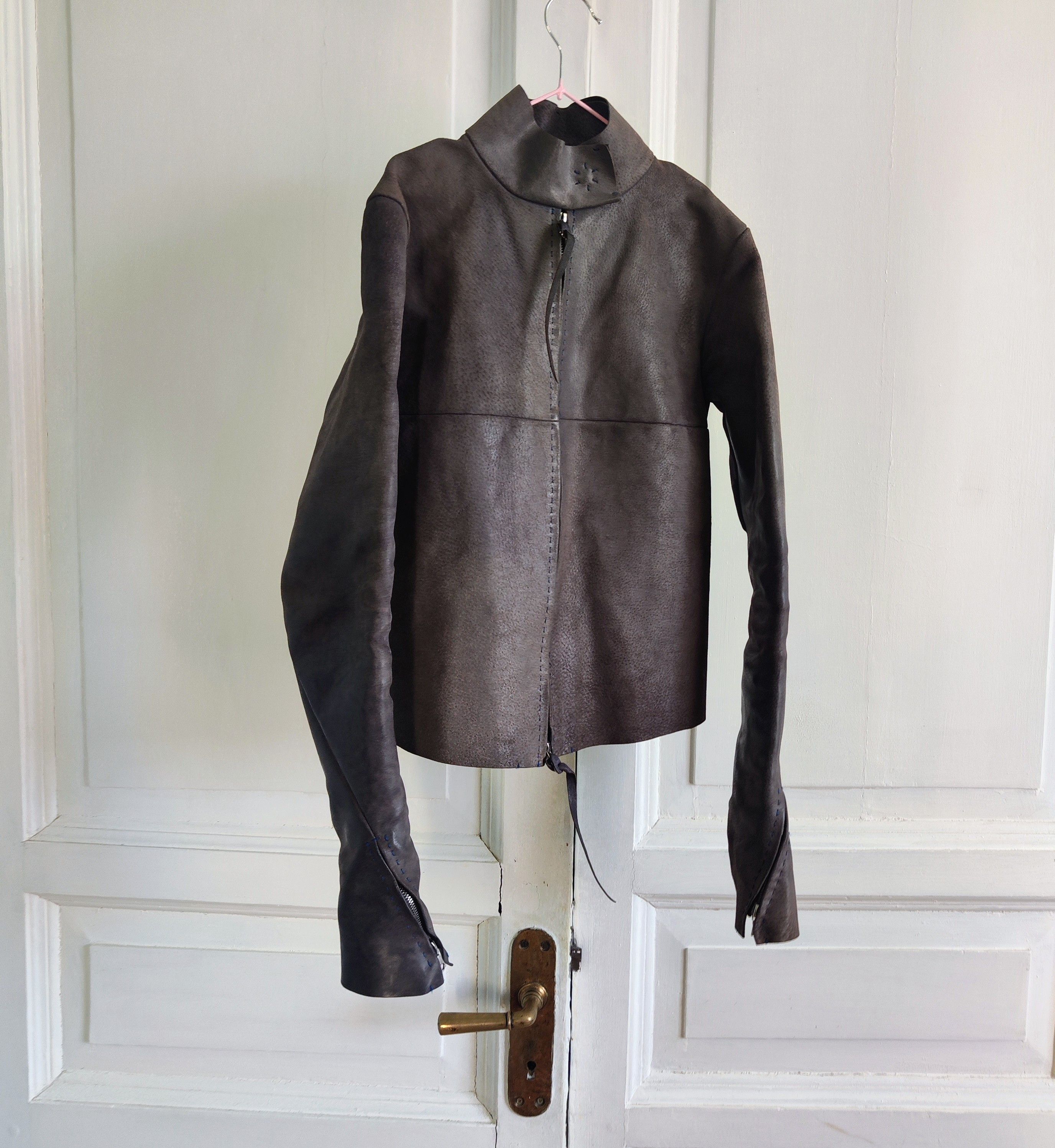 Ma+ Aviator leather jacket.Like C Christian Poell or Rick Owens Size S / US 4 / IT 40 - 2 Thumbnail