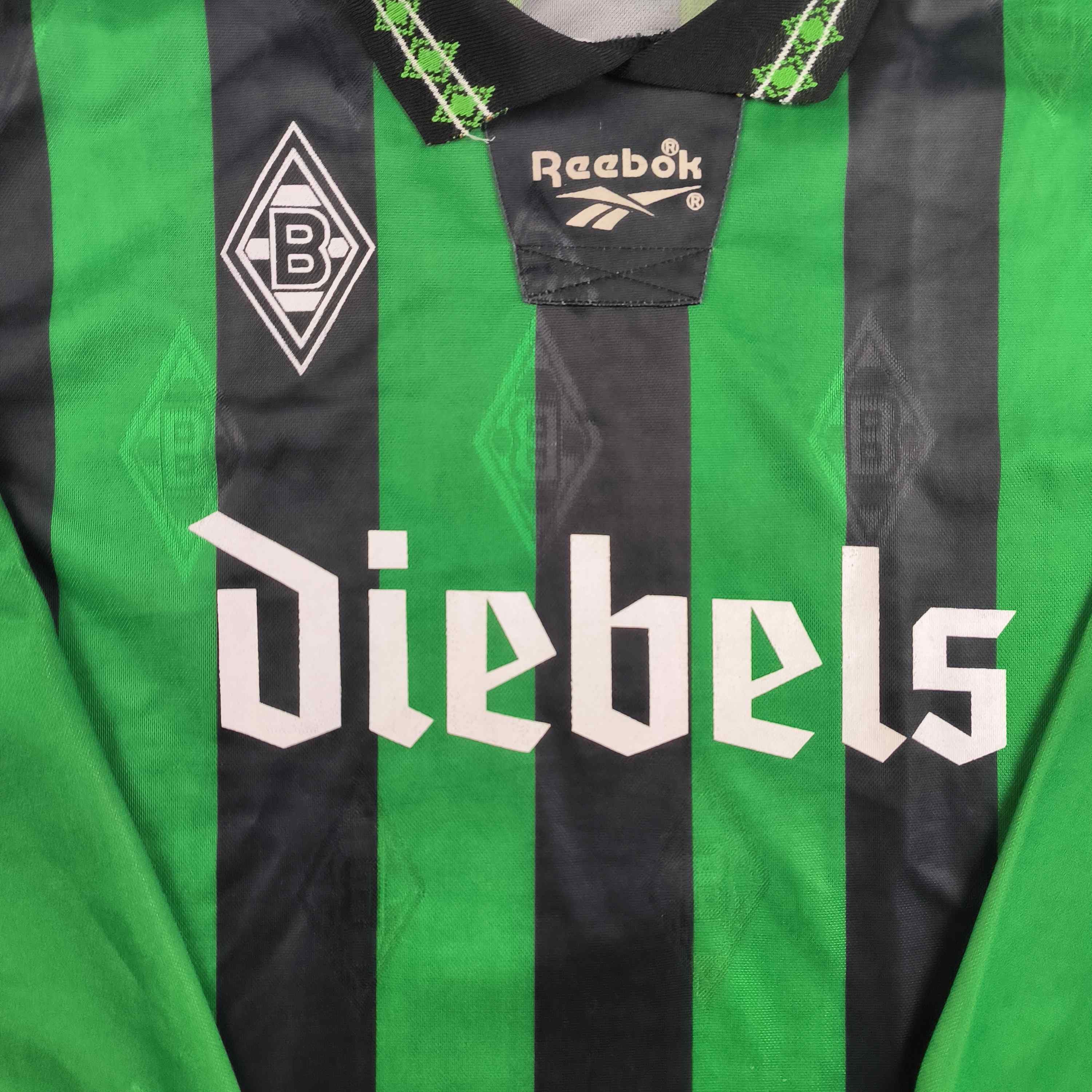 Reebok Borussia Mönchengladbach 1995-96 away LS football jersey XL Size US XL / EU 56 / 4 - 3 Thumbnail