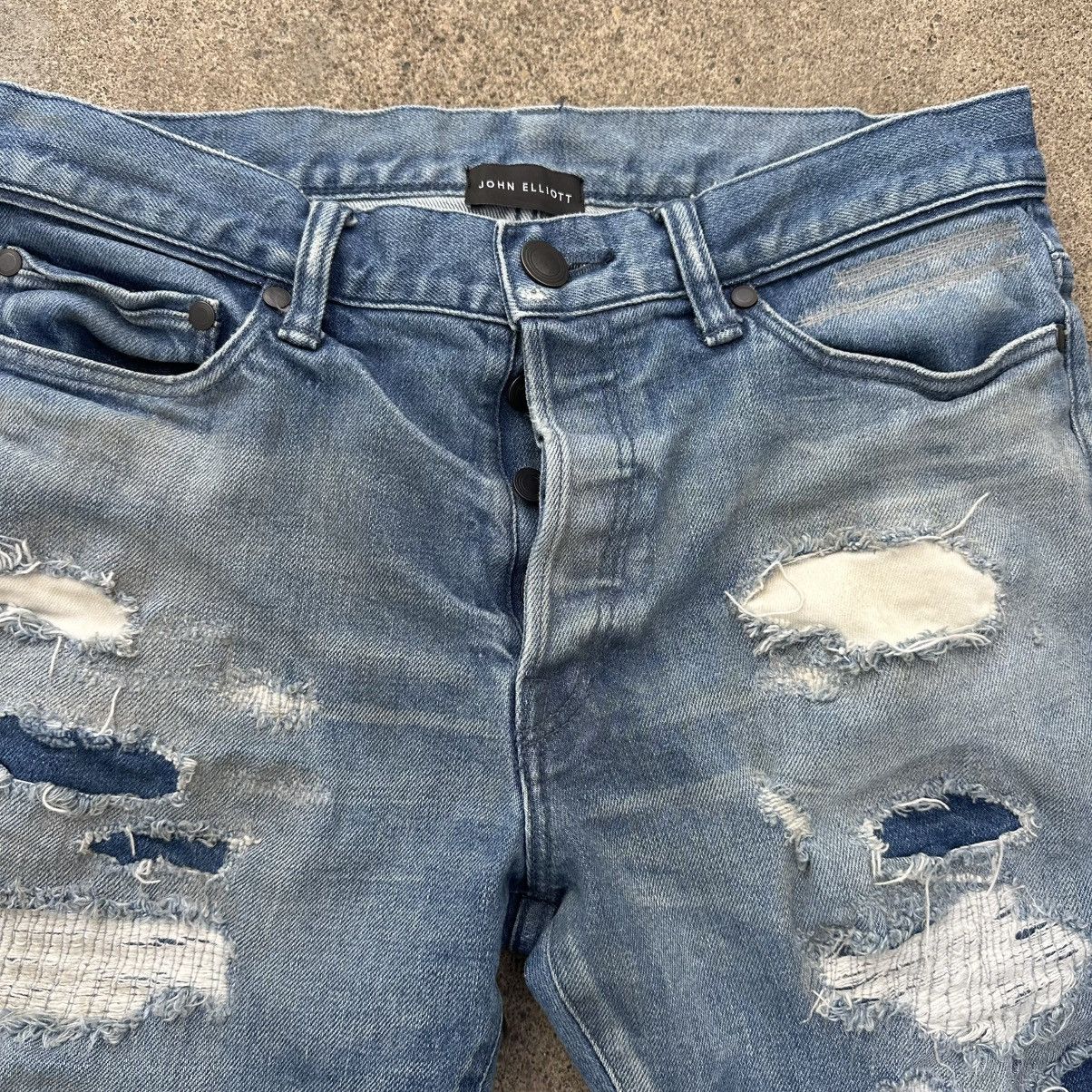 John Elliott John Elliot Cast 2 Terrain Indigo Distressed by Denim Size US 31 - 2 Thumbnail