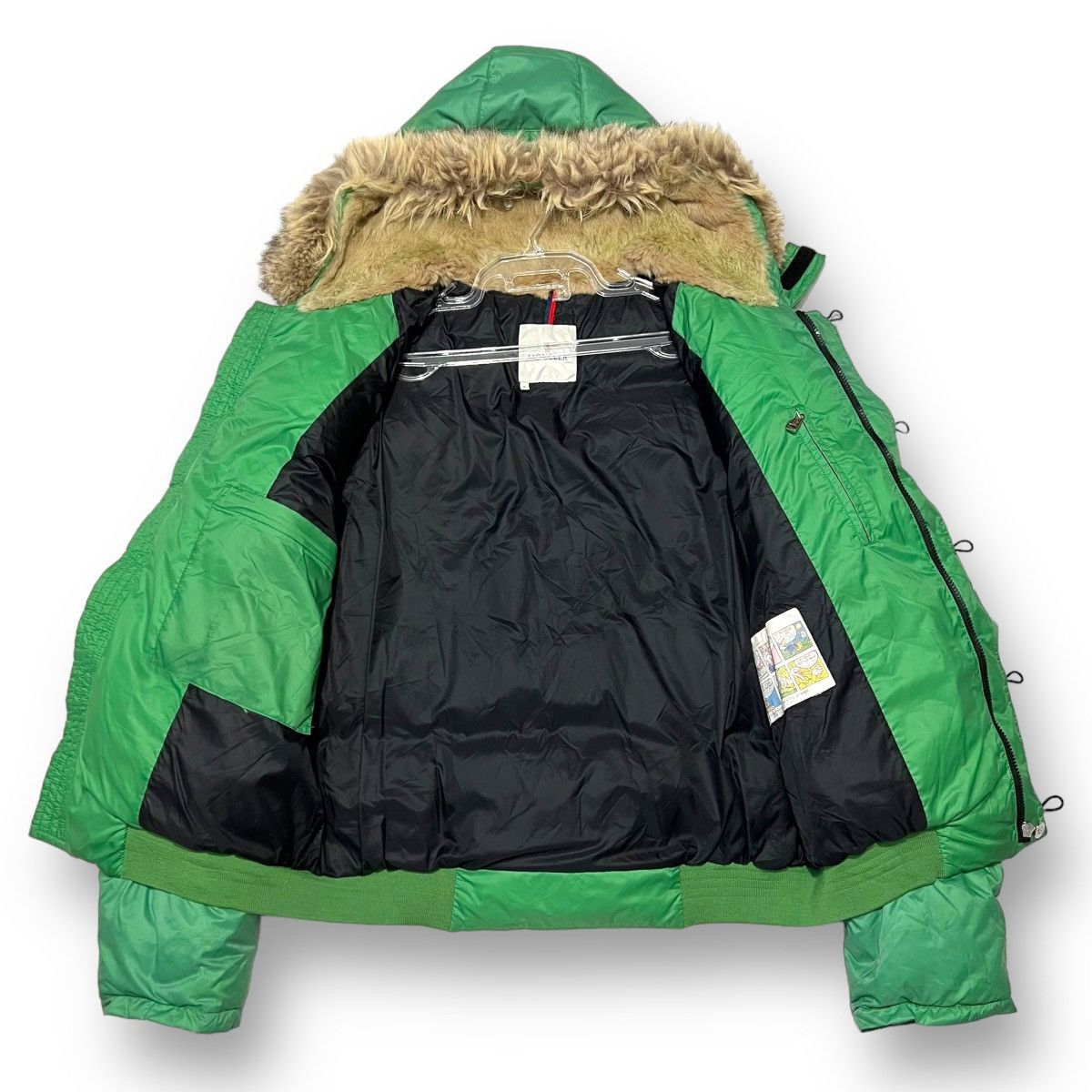 Moncler × Vintage Moncler vintage bulgarie fur hooded jacket Size US XL / EU 56 / 4 - 5 Thumbnail