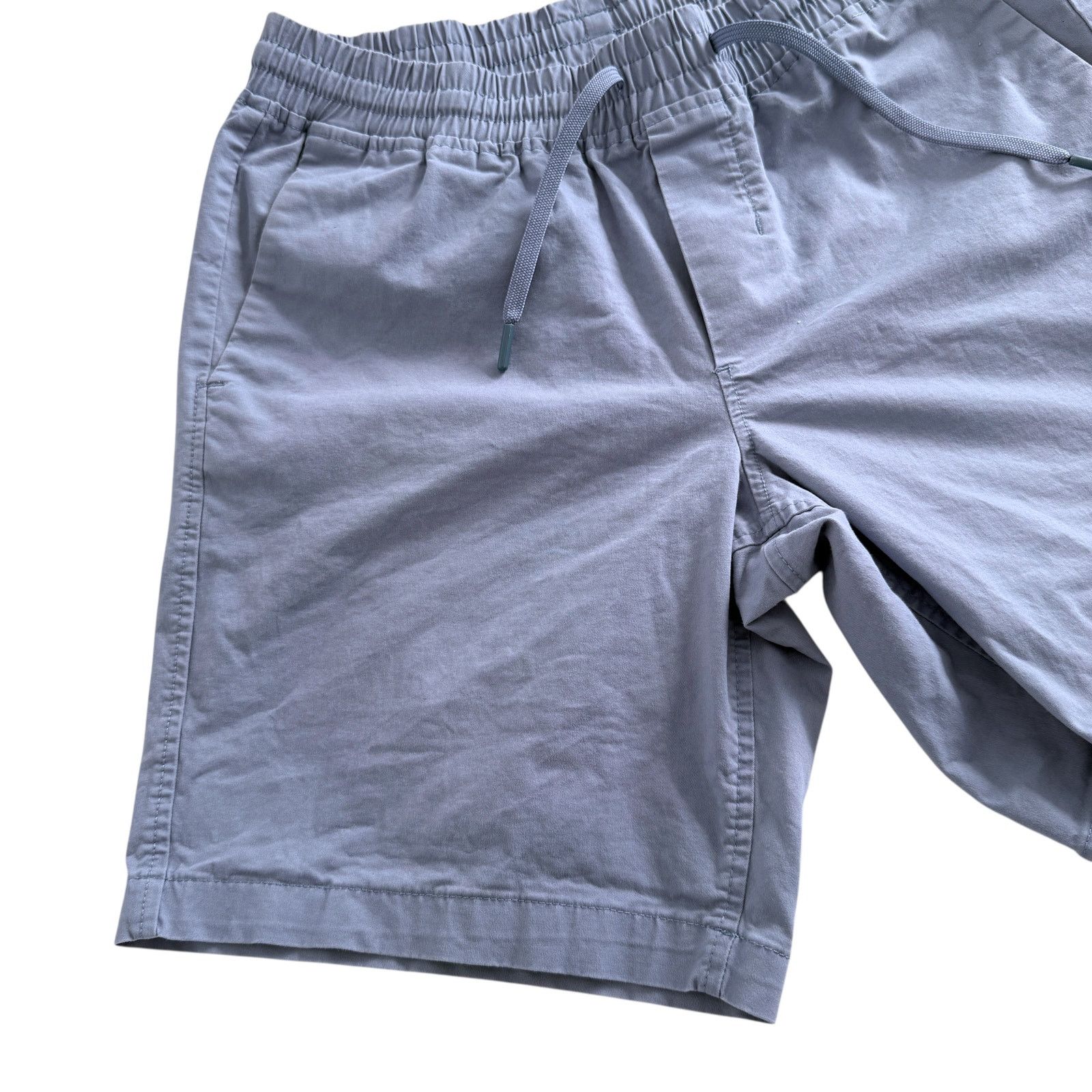 Other Copper & Oak Supply Blue Drawstring 6" Cotton Shorts Men S Size US 28 / EU 44 - 2 Thumbnail