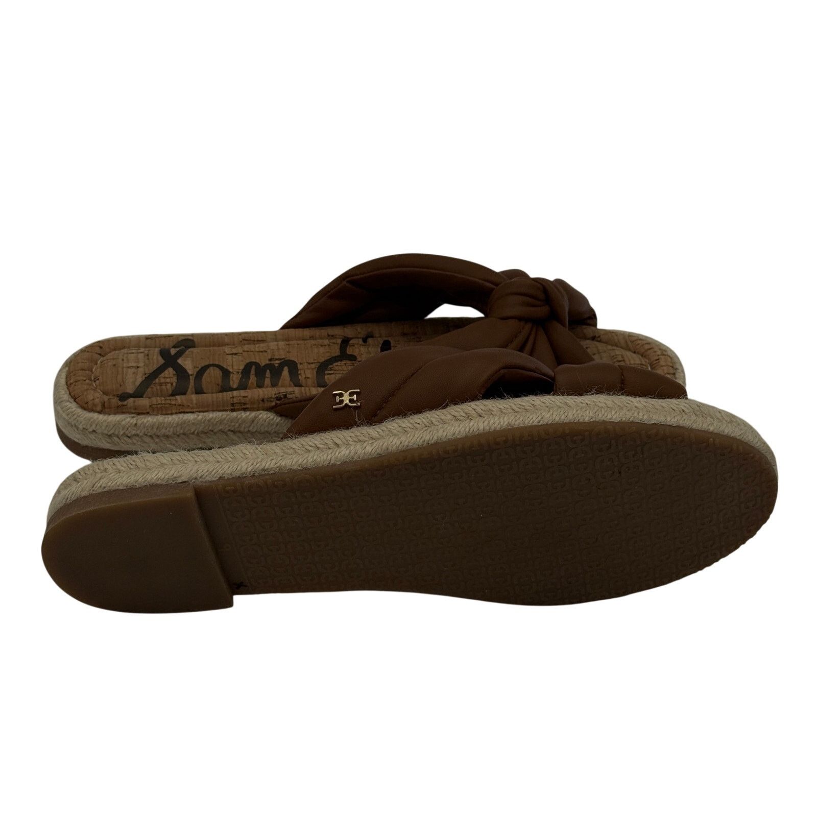Sam Edelman Sam Edelman Abilene Knotted Slide Espadrille Sandals Size US 9 / IT 39 - 4 Thumbnail