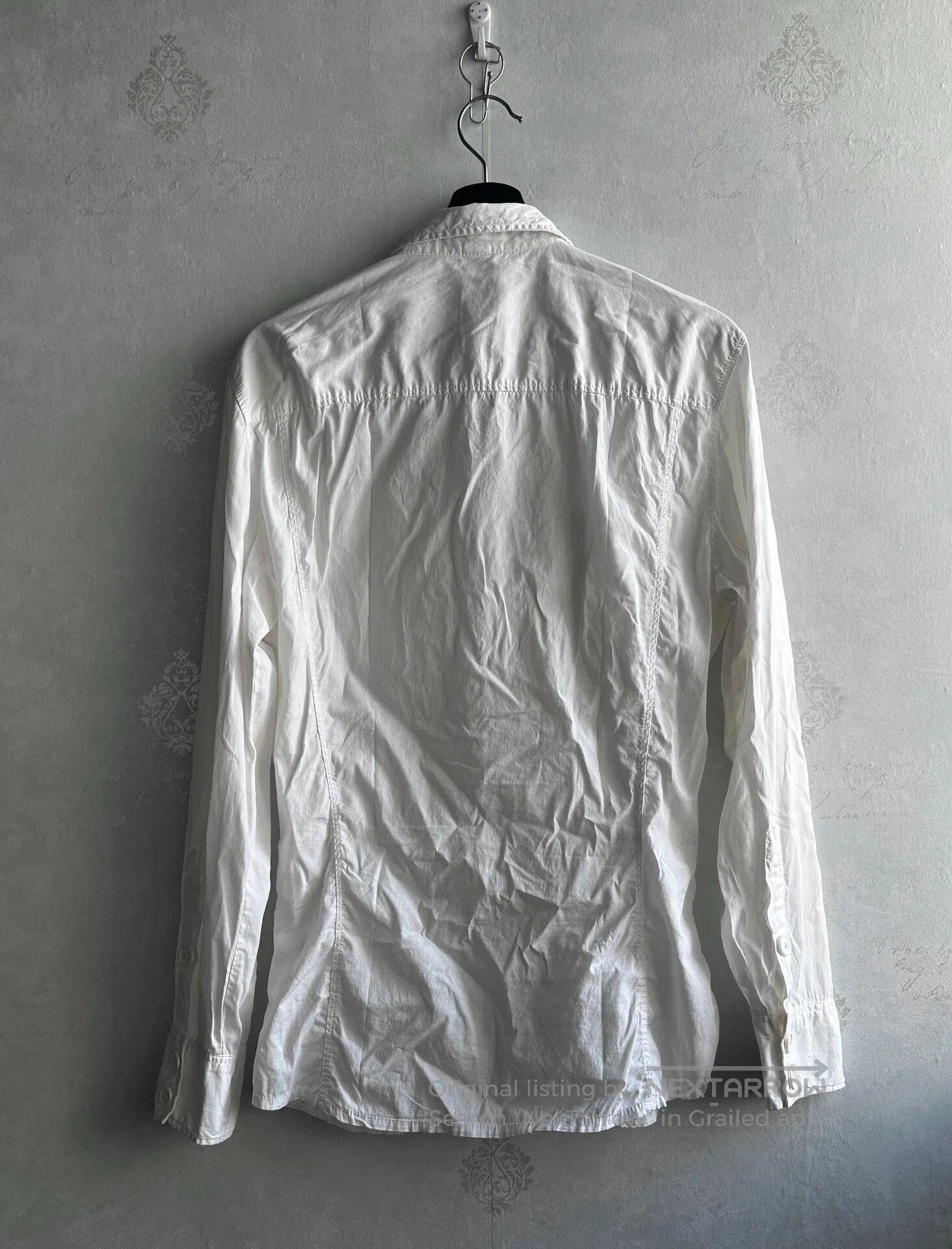 Dirk Bikkembergs Dirk bikkembergs 09ss Zippered White Shirt| Size US S / EU 44-46 / 1 - 3 Thumbnail