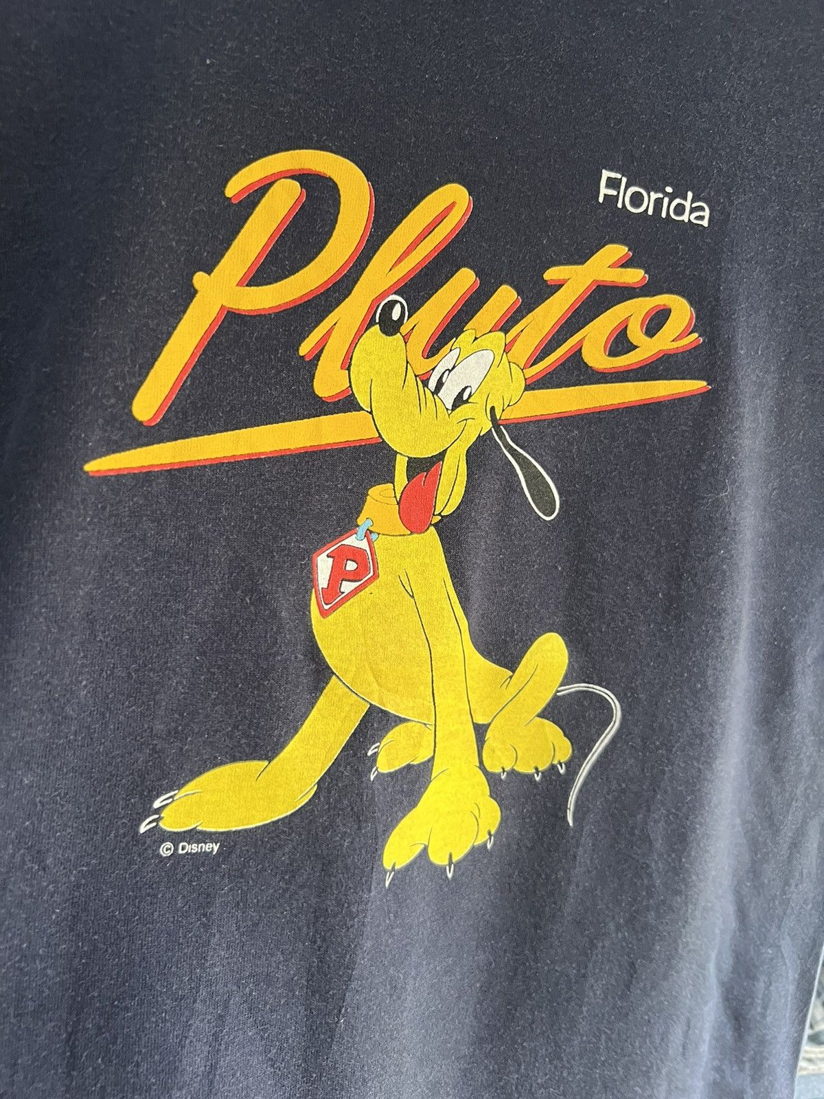 Cartoon Network 🔥Vintage Disney Pluto Florida Mirror Print Tees Size US XS / EU 42 / 0 - 7 Thumbnail