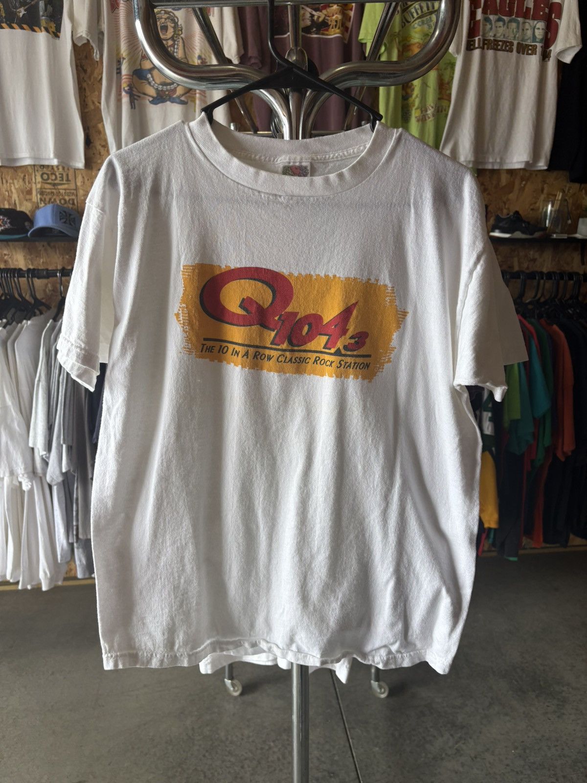 Band Tees 1990's Rock Radio Station Size US L / EU 52-54 / 3 - 1 Thumbnail