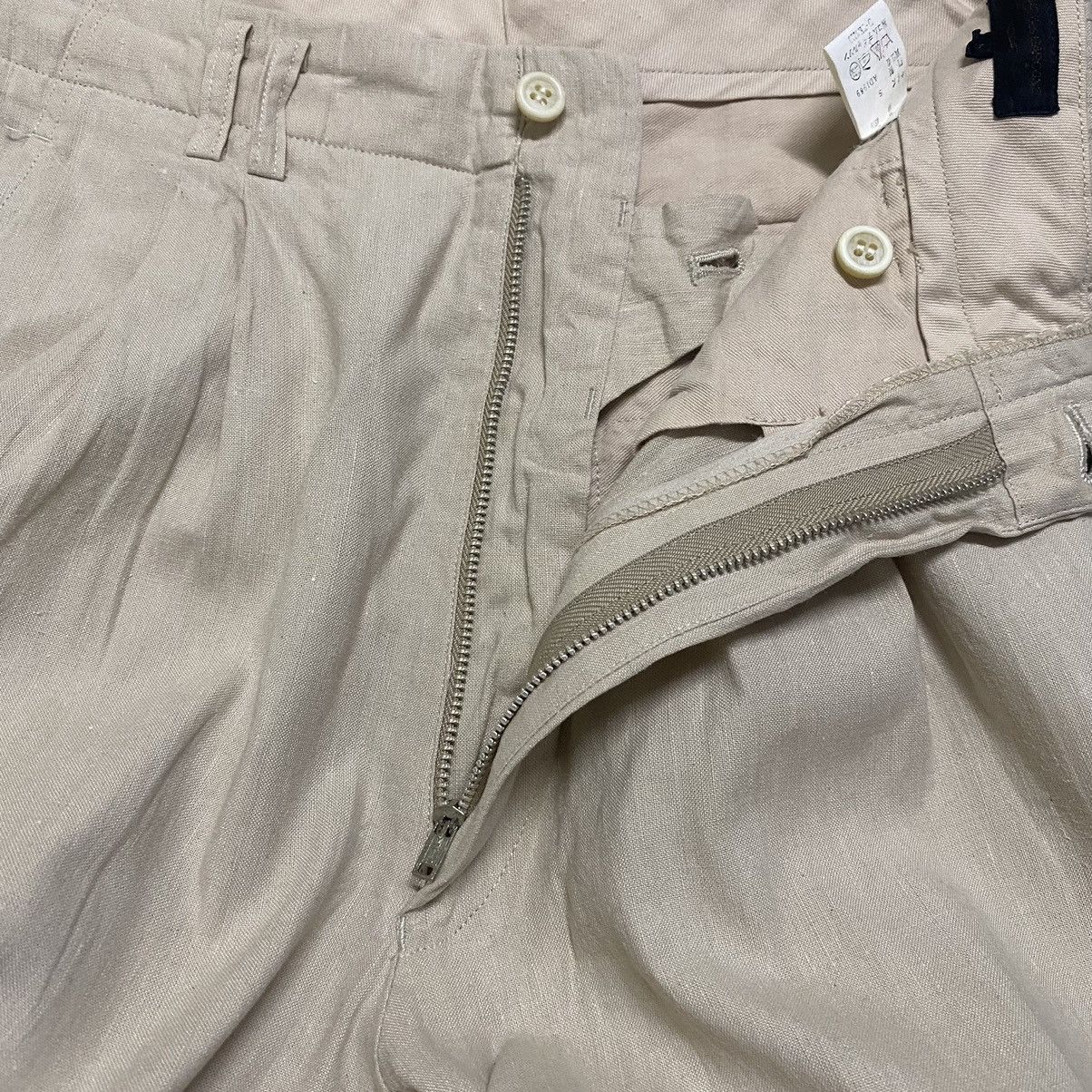 Comme des Garcons Homme AD1989 Comme Des Garcons Homme Linen Baggy Pants Size US 28 / EU 44 - 18 Thumbnail