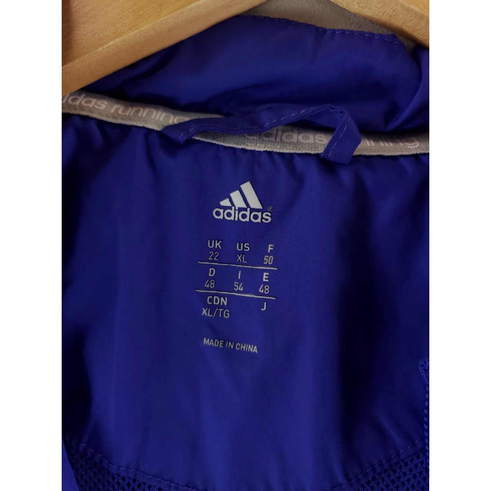 Adidas Adidas Jacket Windbreaker Full Zip Boston Marathon 2015 Blue Pink Striped Mens XL Size US XL / EU 56 / 4 - 4 Thumbnail