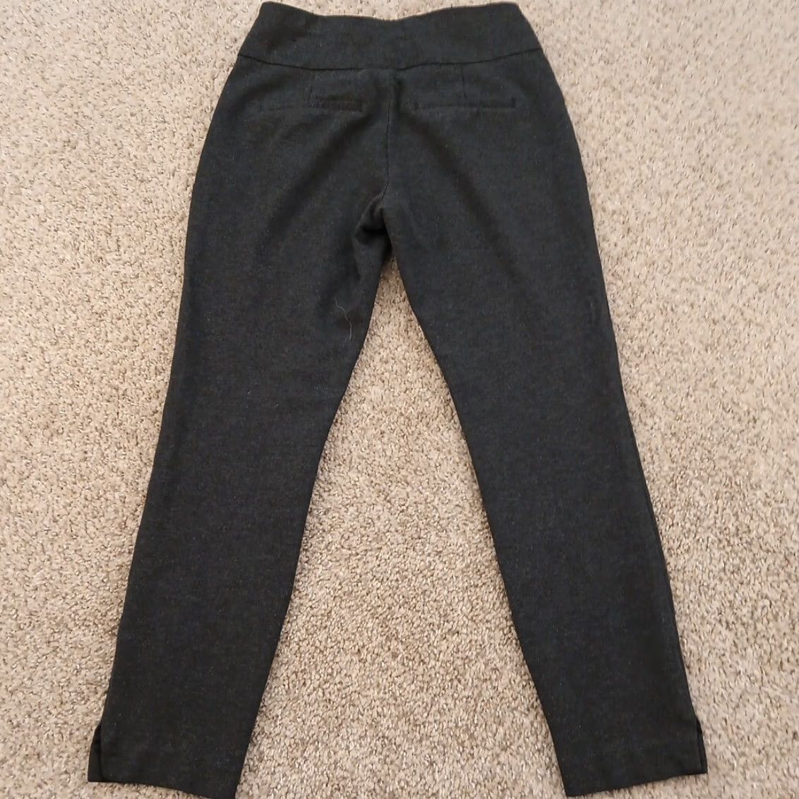 Express Express Columnist Ankle Pants Womens Small Gray Pull On High Rise 26x24 Size 28" / US 6 / IT 42 - 7 Thumbnail