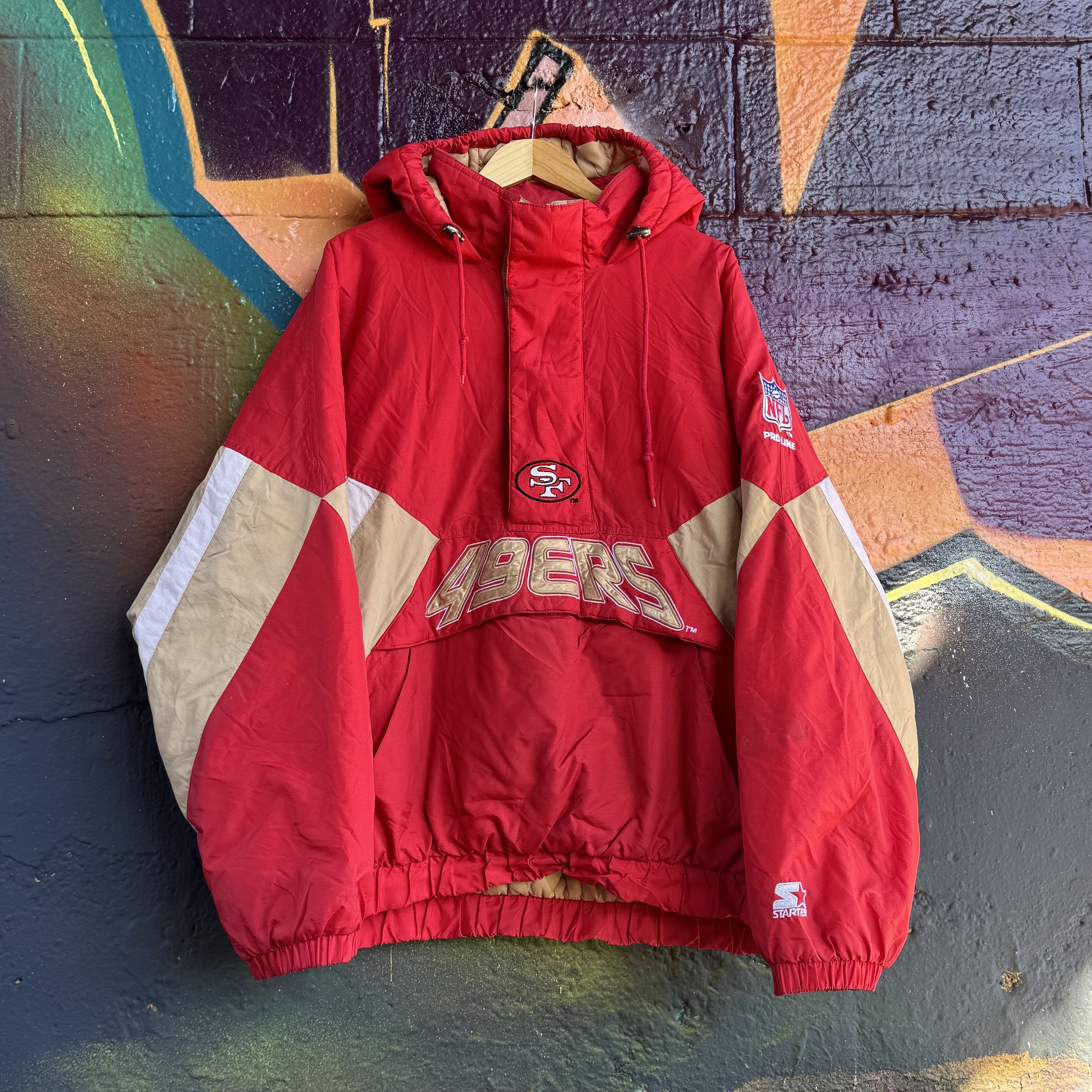 Starter Vintage San Francisco 49ers Starter Pullover Size US XL / EU 56 / 4 - 3 Thumbnail