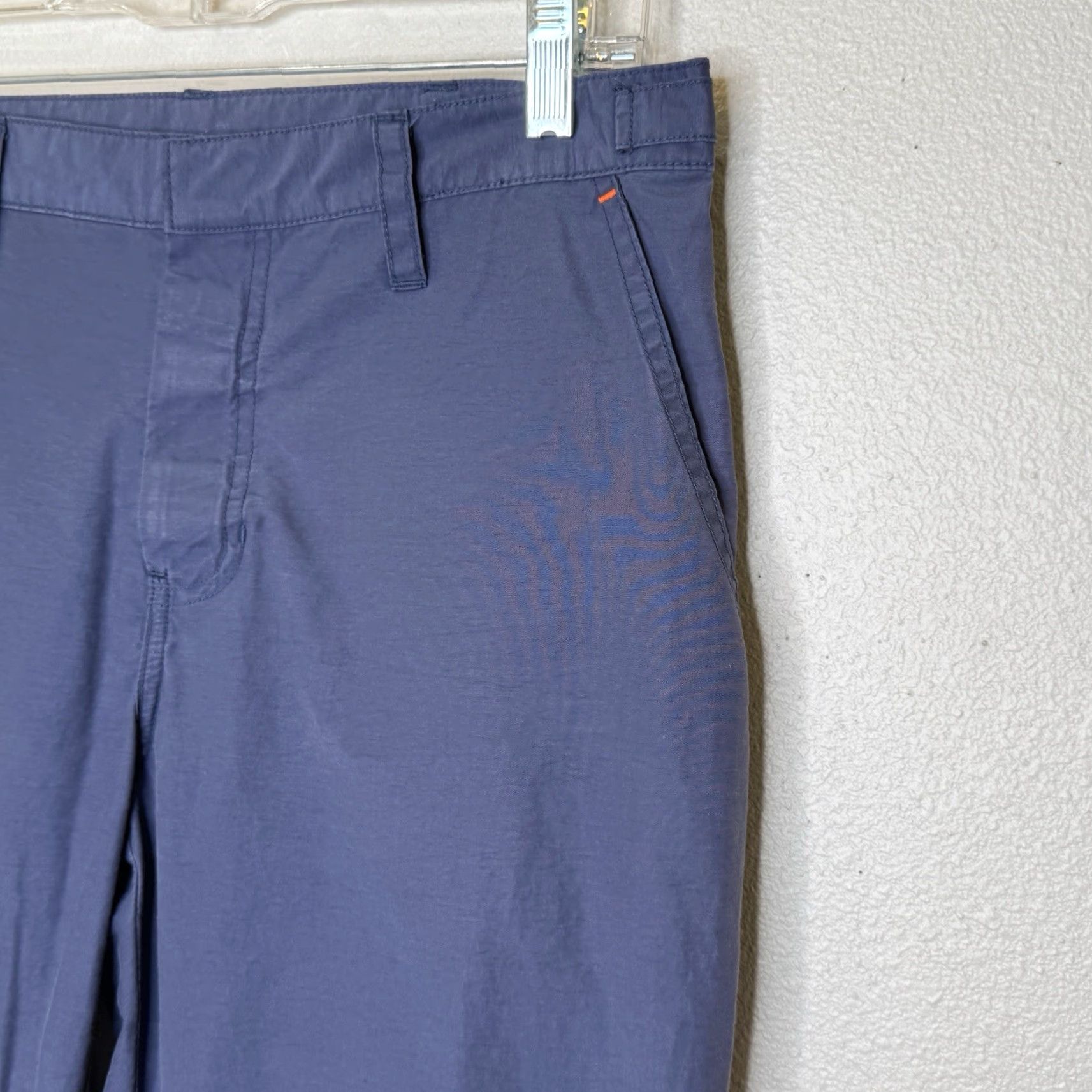 Abercrombie & Fitch VINTAGE Abercrombie & Fitch Chino Pants Womens Size 6 Blue Orange Cotton Nylon Blend Straight Leg Mid Rise Size 28" / US 6 / IT 42 - 2 Thumbnail