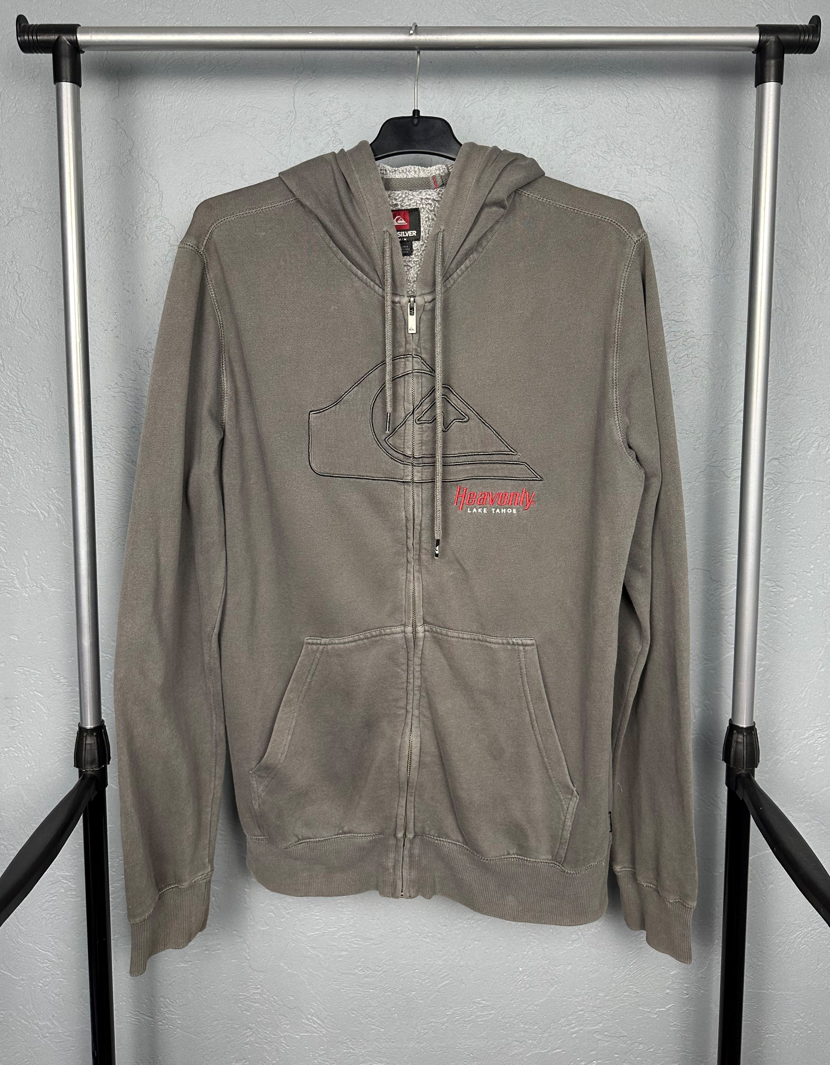 Quiksilver Quiksilver Vintage Mens Big Logo Zip Hoodie Surf style Size US M / EU 48-50 / 2 - 1 Thumbnail