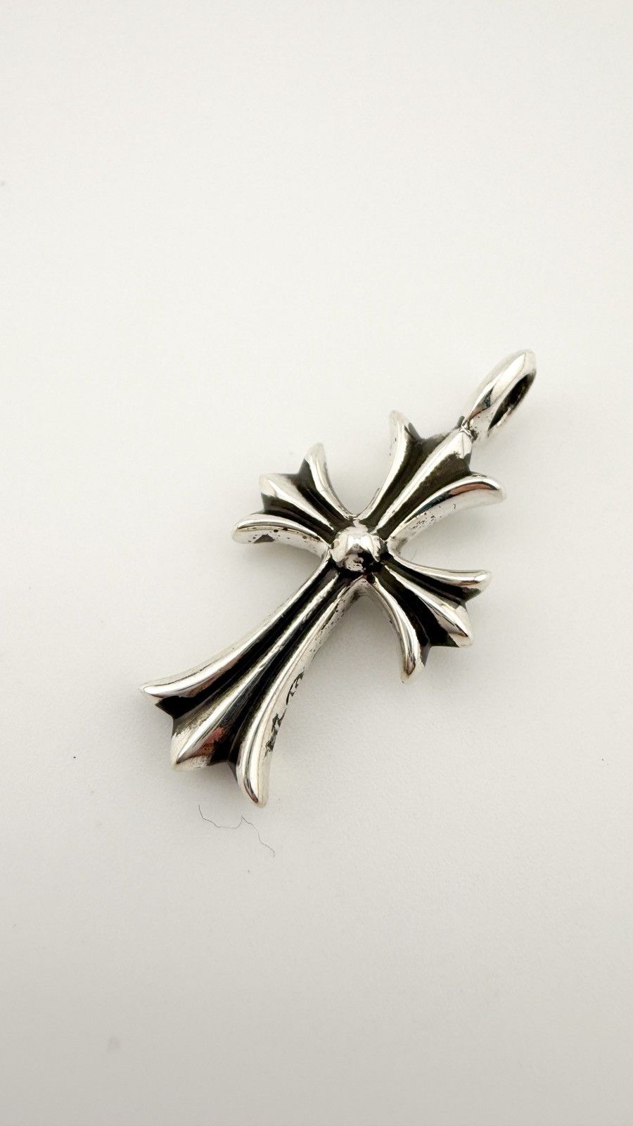 Chrome Hearts RARE! Chrome Hearts Diamond Tiny Fat Cross Pendant Size ONE SIZE - 5 Thumbnail