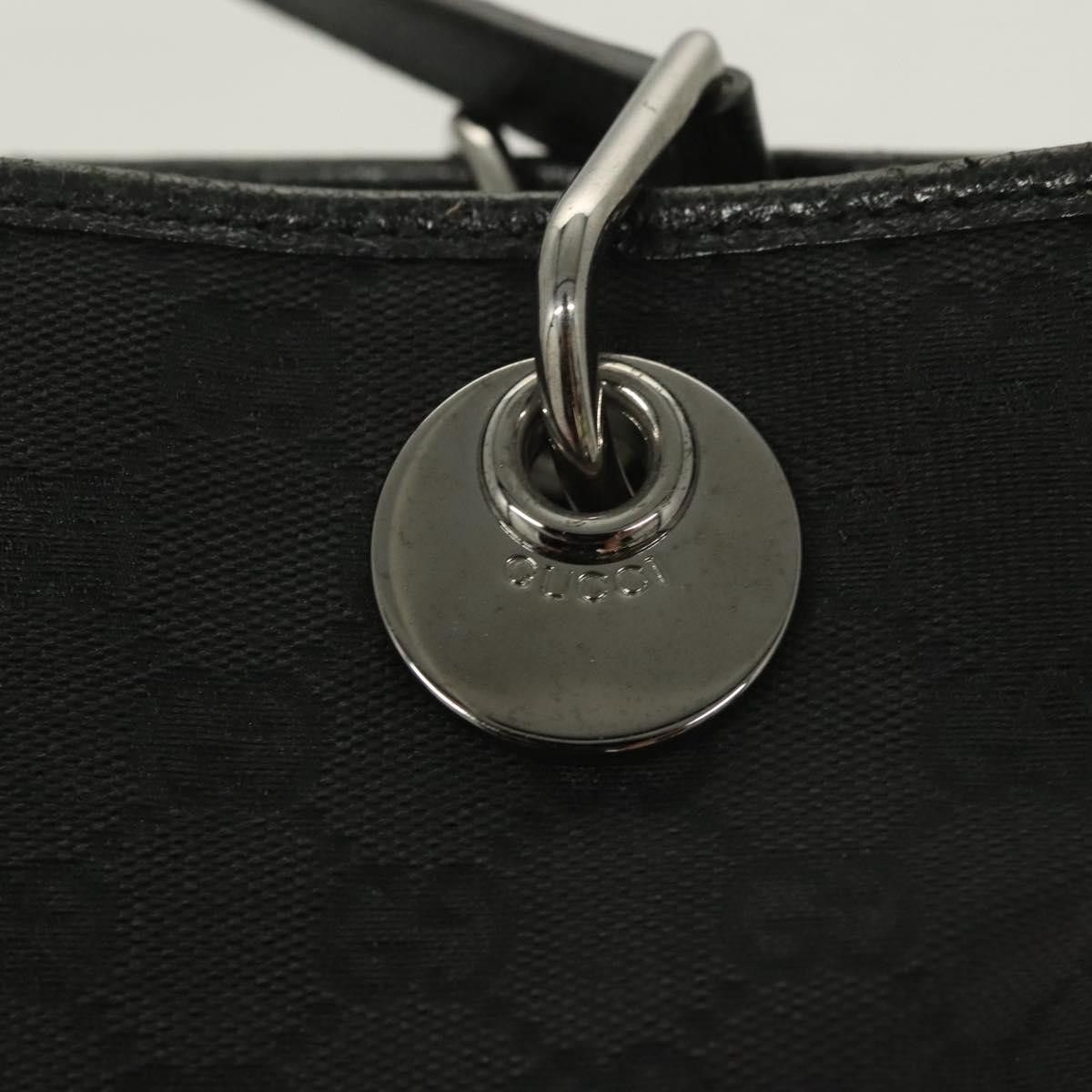 Gucci GUCCI GG Canvas Tote Bag Black Size ONE SIZE - 14 Thumbnail