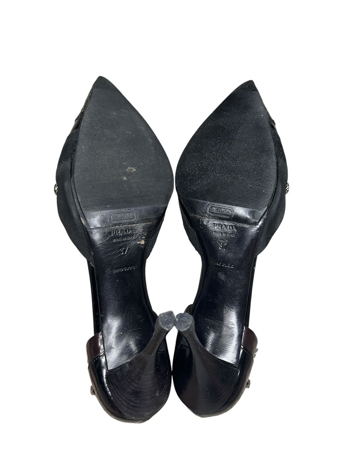 Prada 00s Collage Heels Size US 7 / IT 37 - 10 Thumbnail
