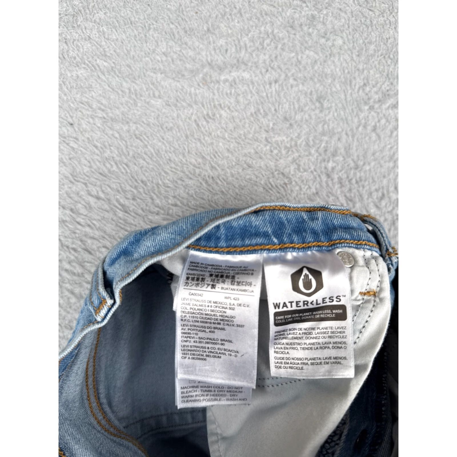 Levi's Levi's Jeans Womens 27 Blue Denim Wedgie Fit Regular Mid 26 Inseam Distressed Stretch 5-Pocket Cotton Button Zipper Denim Jeans Vintage Retro Size 27" / US 4 / IT 40 - 7 Thumbnail