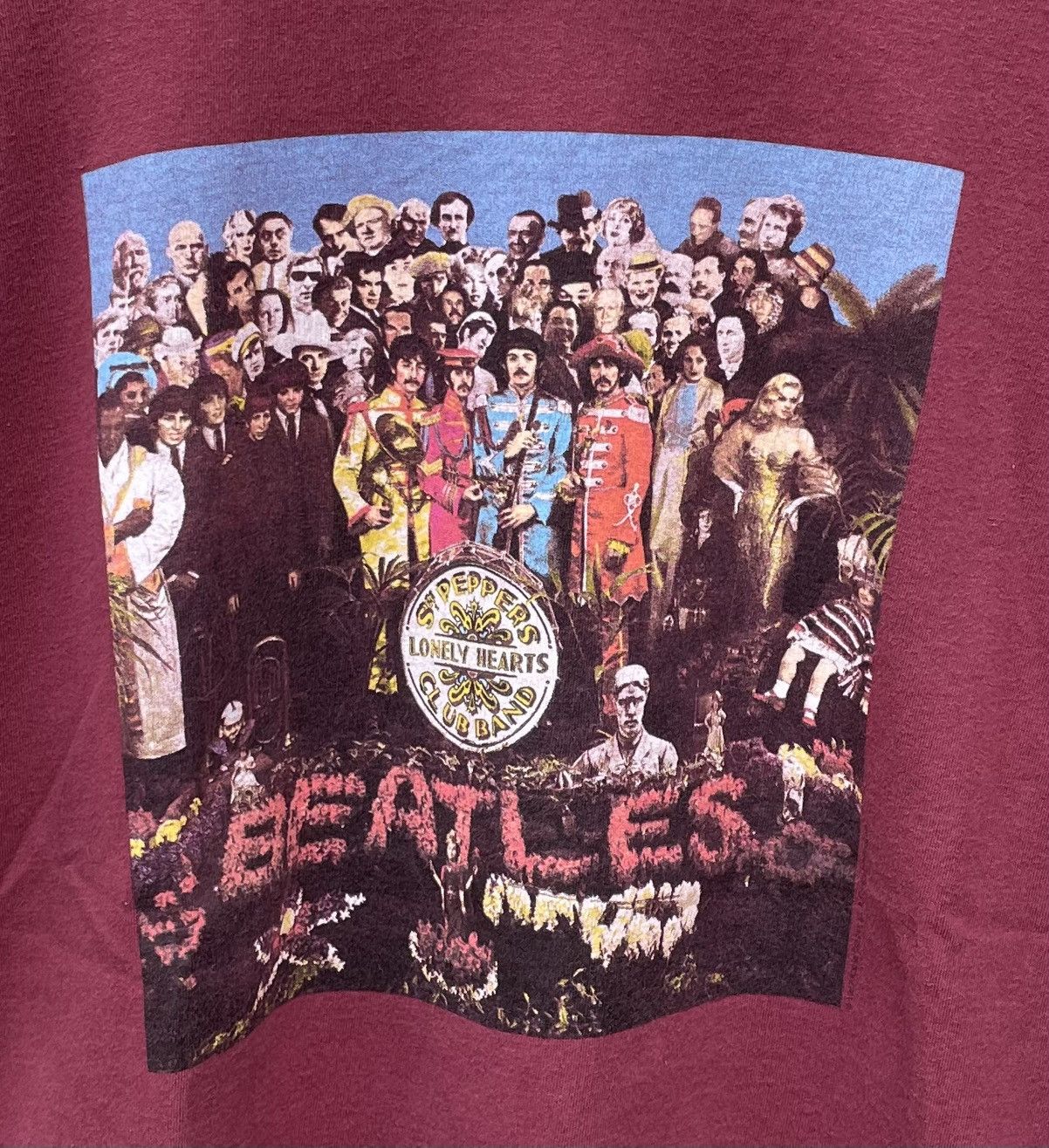 Vintage Vintage 90s Beatles Sgt Peppers Lonely Hearts Club T-shirt Size US XL / EU 56 / 4 - 3 Thumbnail
