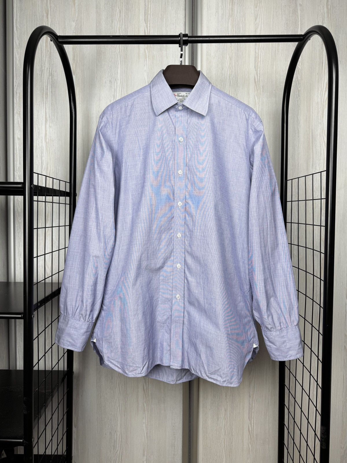 Turnbull & Asser made in England classic blue shirt size 42