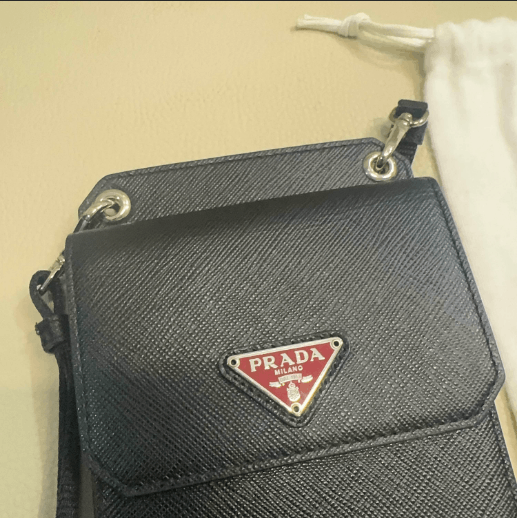 Prada Prada Unisex Leather Smartphone Bag Size ONE SIZE - 6 Thumbnail