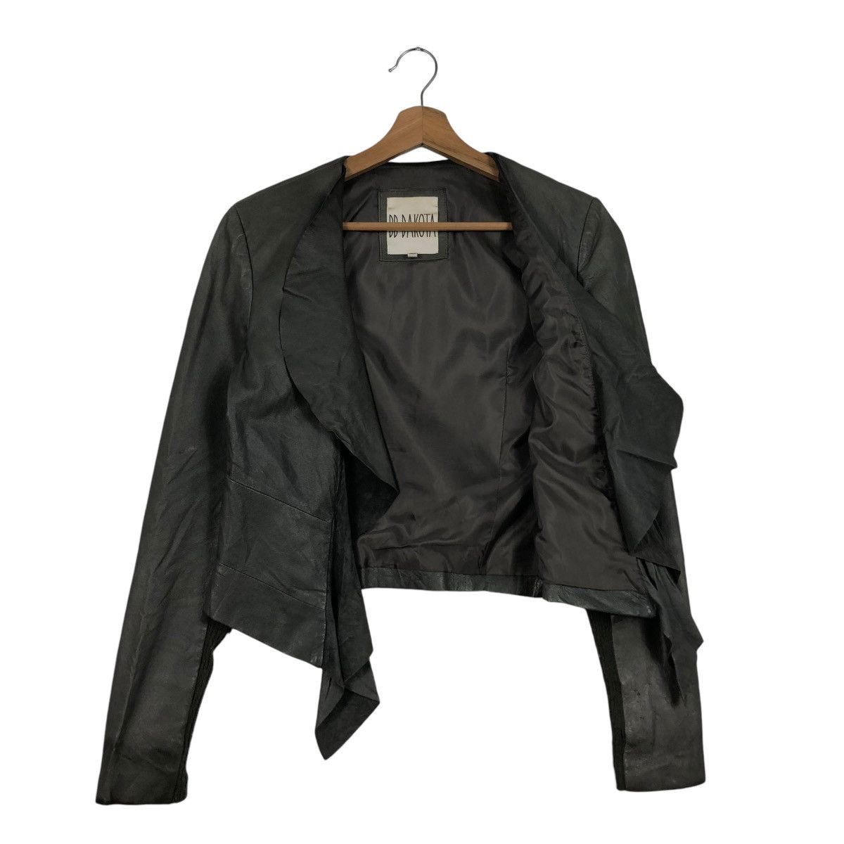 Japanese Brand 🔥VTG CROPPED BIKER LEATHER JACKET BB DAKOTA 14th ADDICTION Size US S / EU 44-46 / 1 - 13 Thumbnail