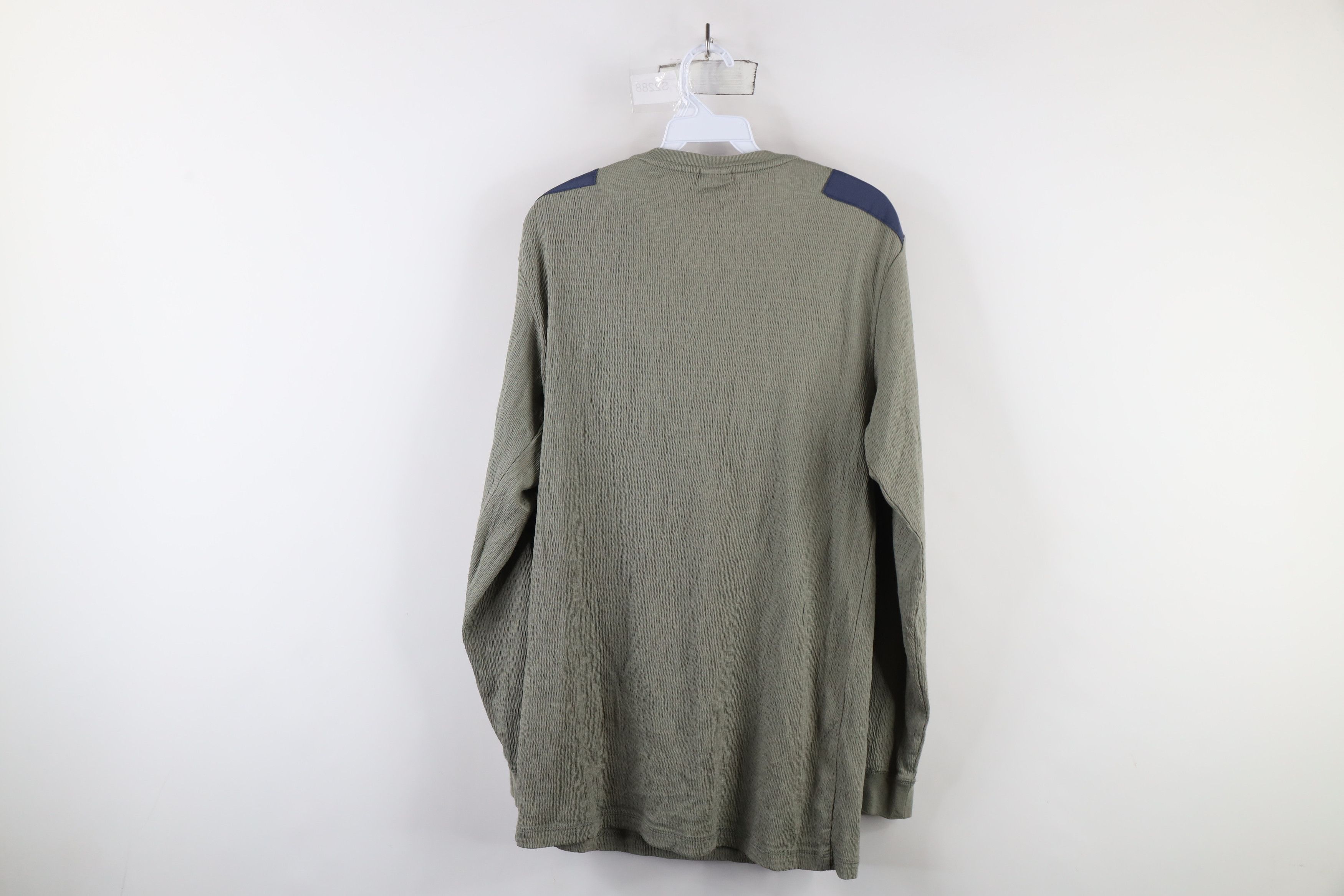 Nike × Vintage Nike Sportswear Air Force 1 Knit Long Sleeve T-Shirt Green Size US S / EU 44-46 / 1 - 11 Thumbnail