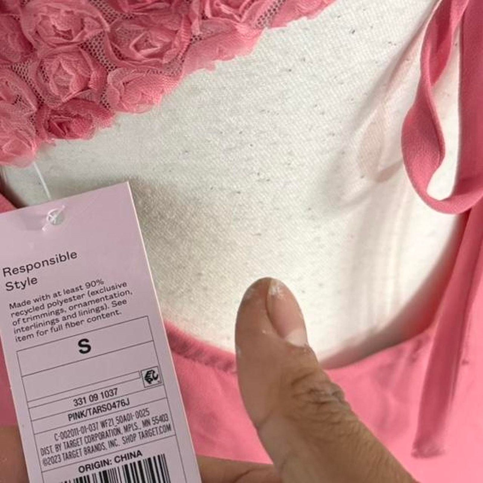 Other Pink Maxi Dress Open Back Rose Detail Silky Dress size small Size S / US 4 / IT 40 - 6 Thumbnail