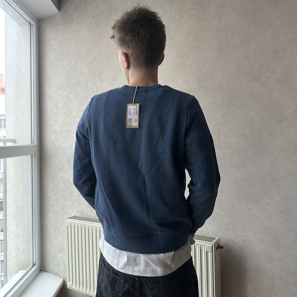A.P.C. A.P.C Mens Flocked Logo Sweatshirt Pullover Streetwear Y2K Size US M / EU 48-50 / 2 - 3 Thumbnail