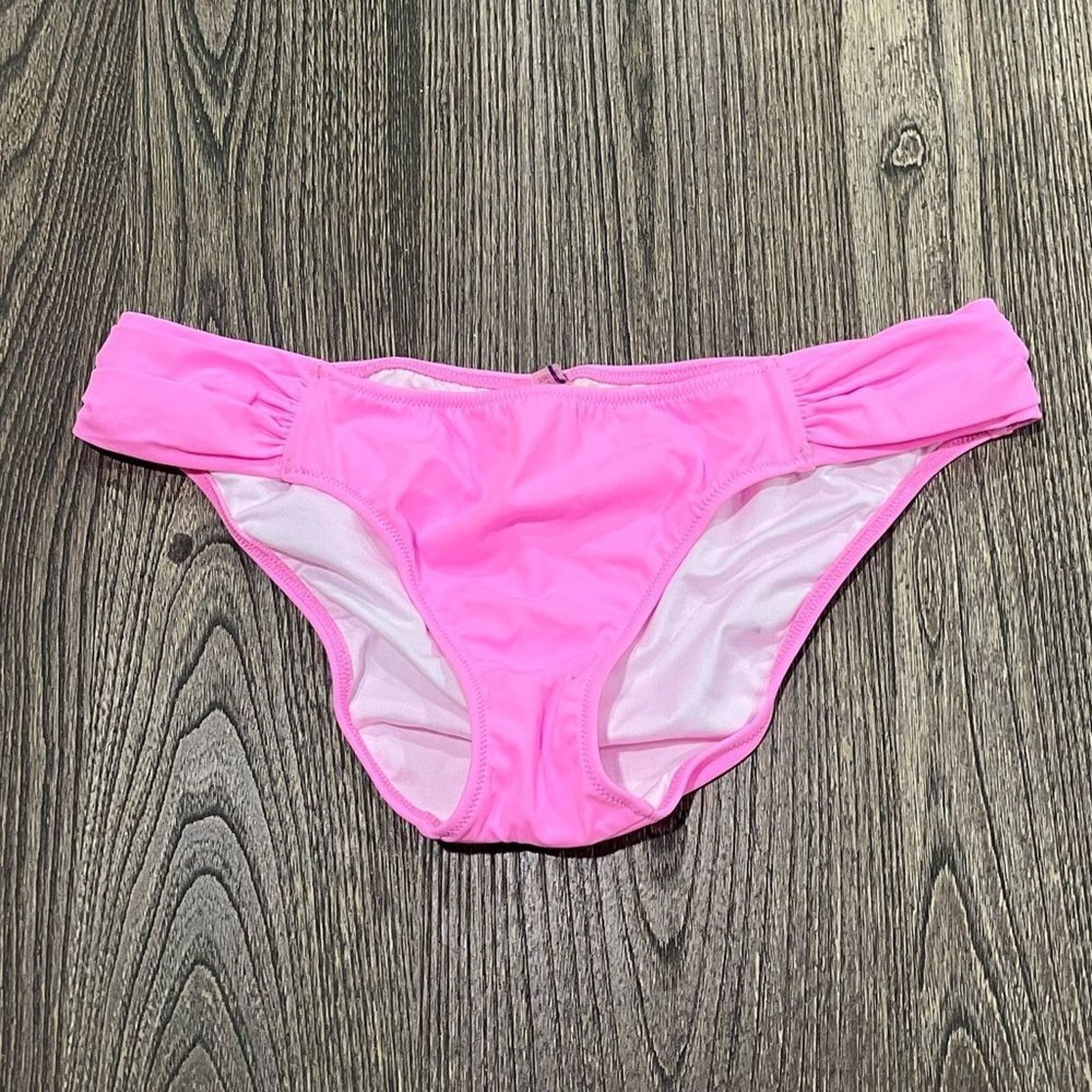 Victorias Secret NWOT VictoriaS Secret Havana Hipster Bikini Bottom Ruched M in Pink, Women's