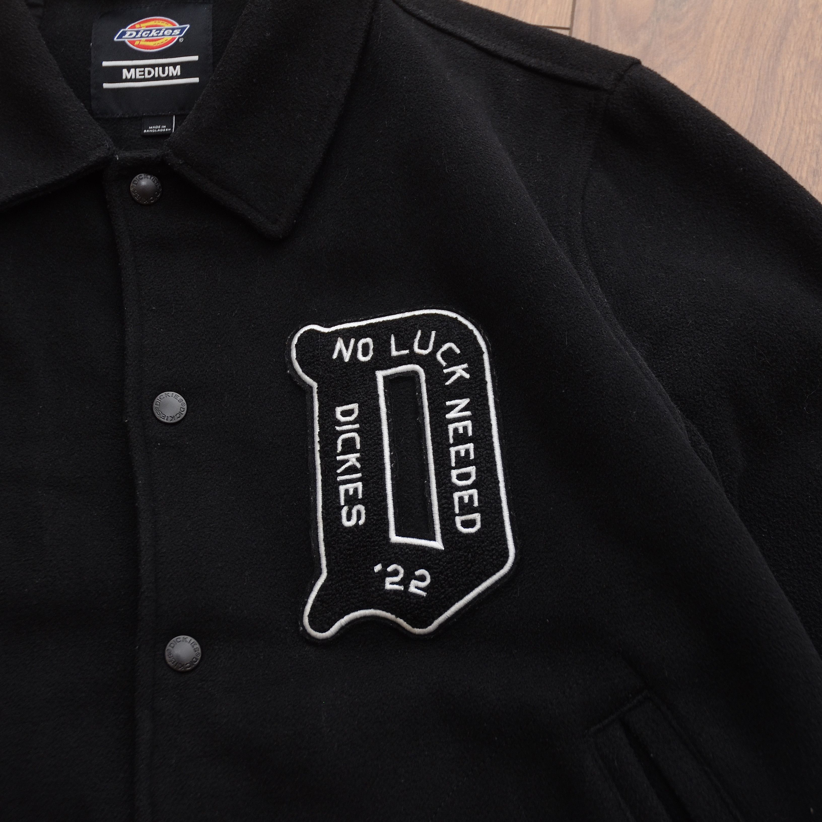 Dickies Dickies Union Springs Jacket Sz M Black Varsity Bomber Wool Size US M / EU 48-50 / 2 - 6 Thumbnail