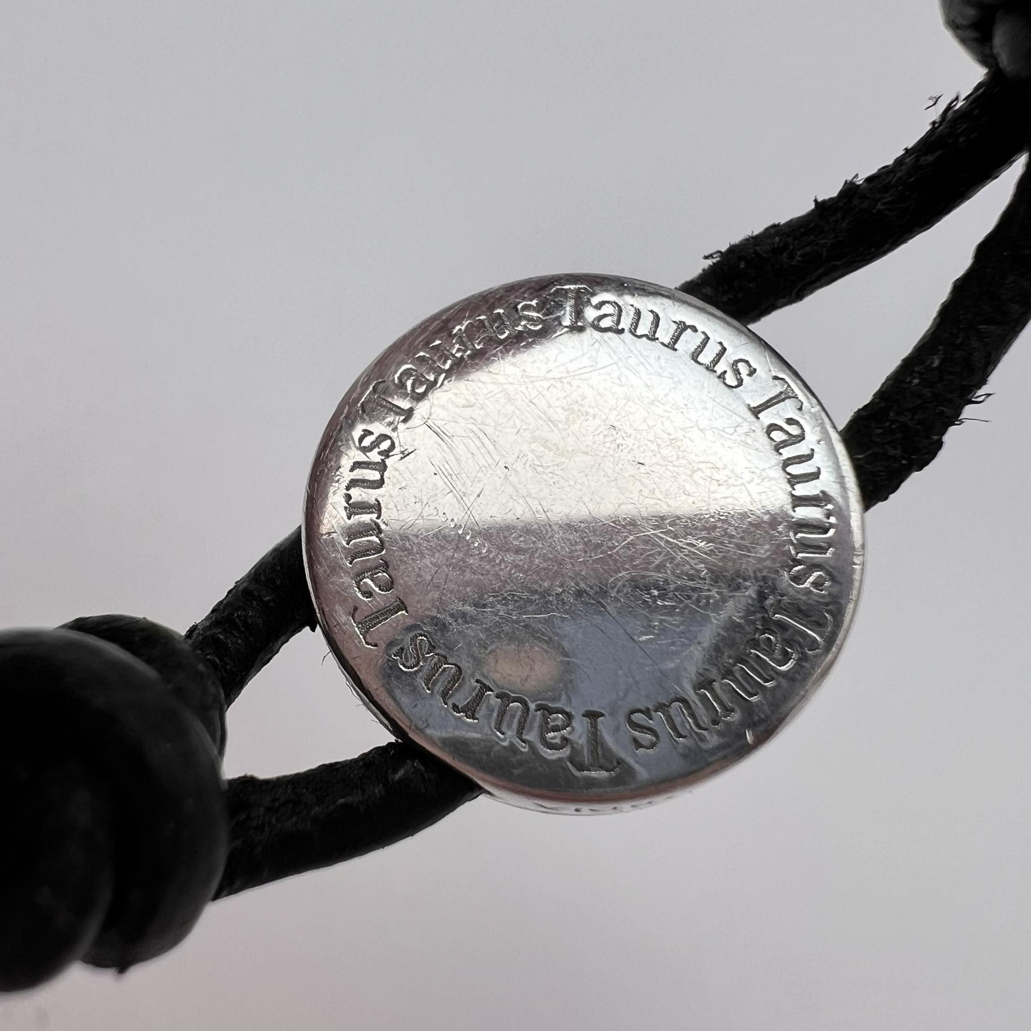 Vintage Amanda Wakeley Black diamond Sterling SilverBracelet Leather Size ONE SIZE - 5 Thumbnail