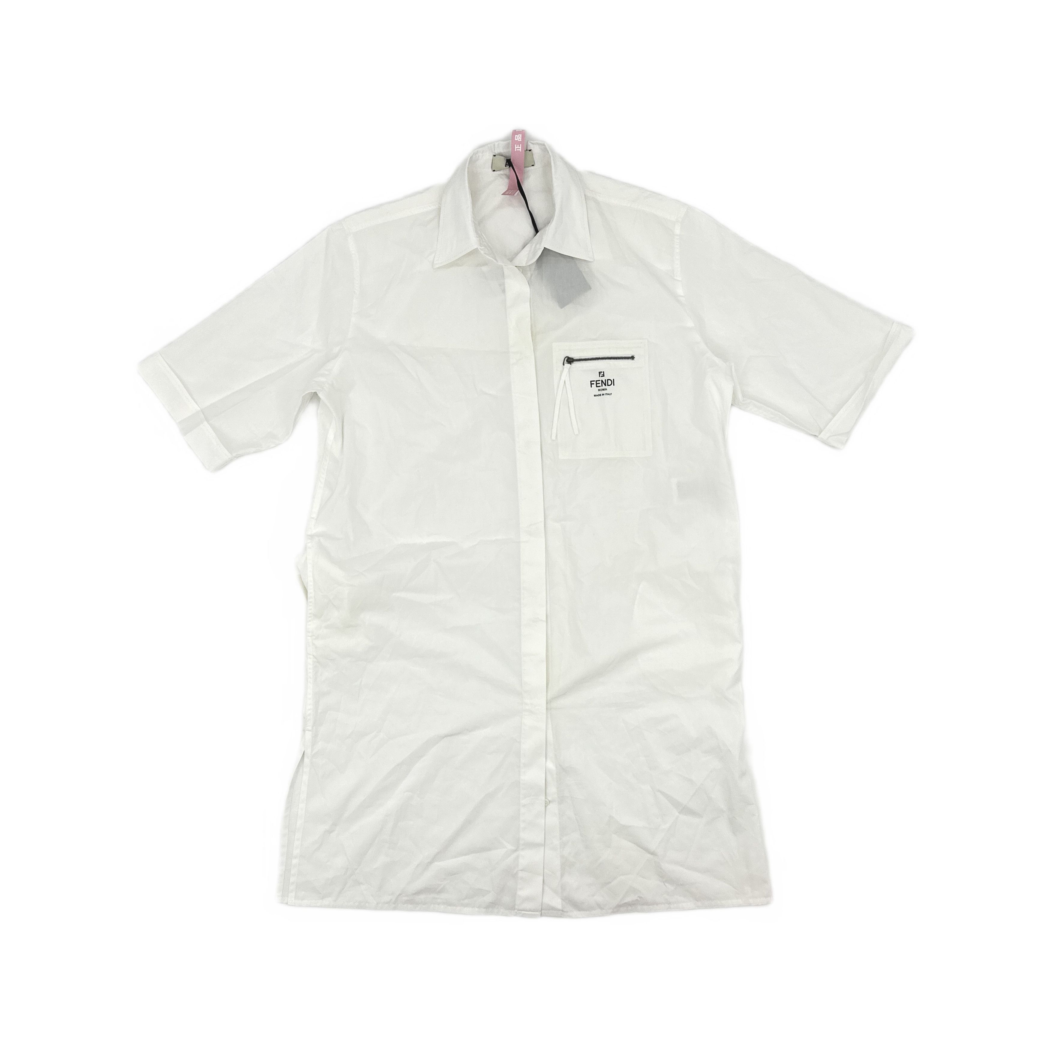 Fendi Fendi Cotton Poplin Shirt Dress Size 42 Size M / US 6-8 / IT 42-44 - 1 Thumbnail