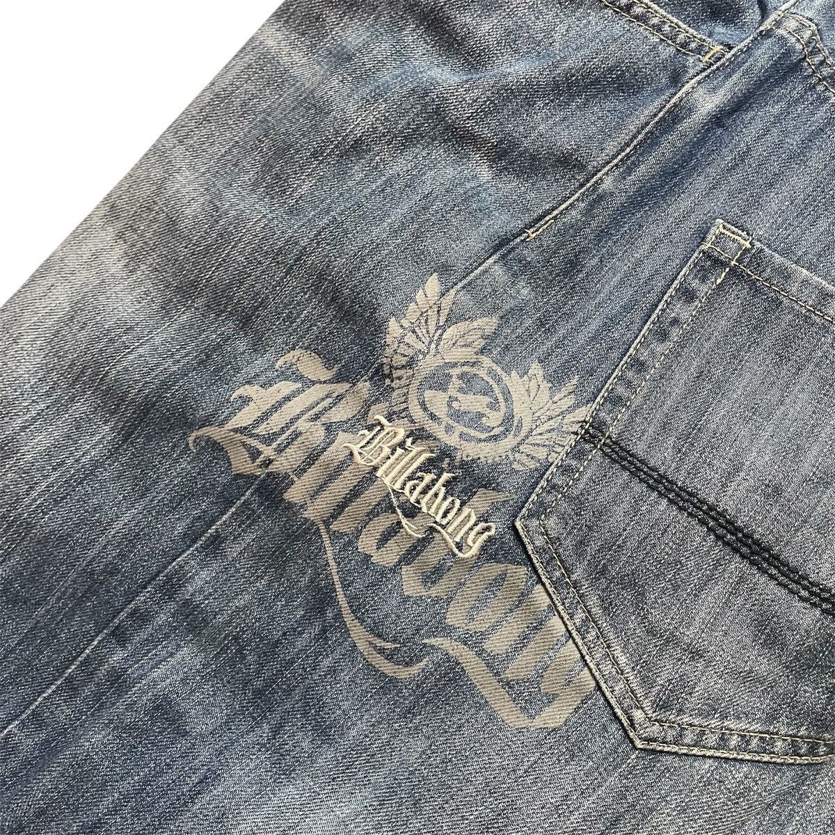 Billabong × Vintage JORTS VINTAGE Y2K BILABONG BAGGY SHORT DENIM Size US 32 / EU 48 - 4 Thumbnail