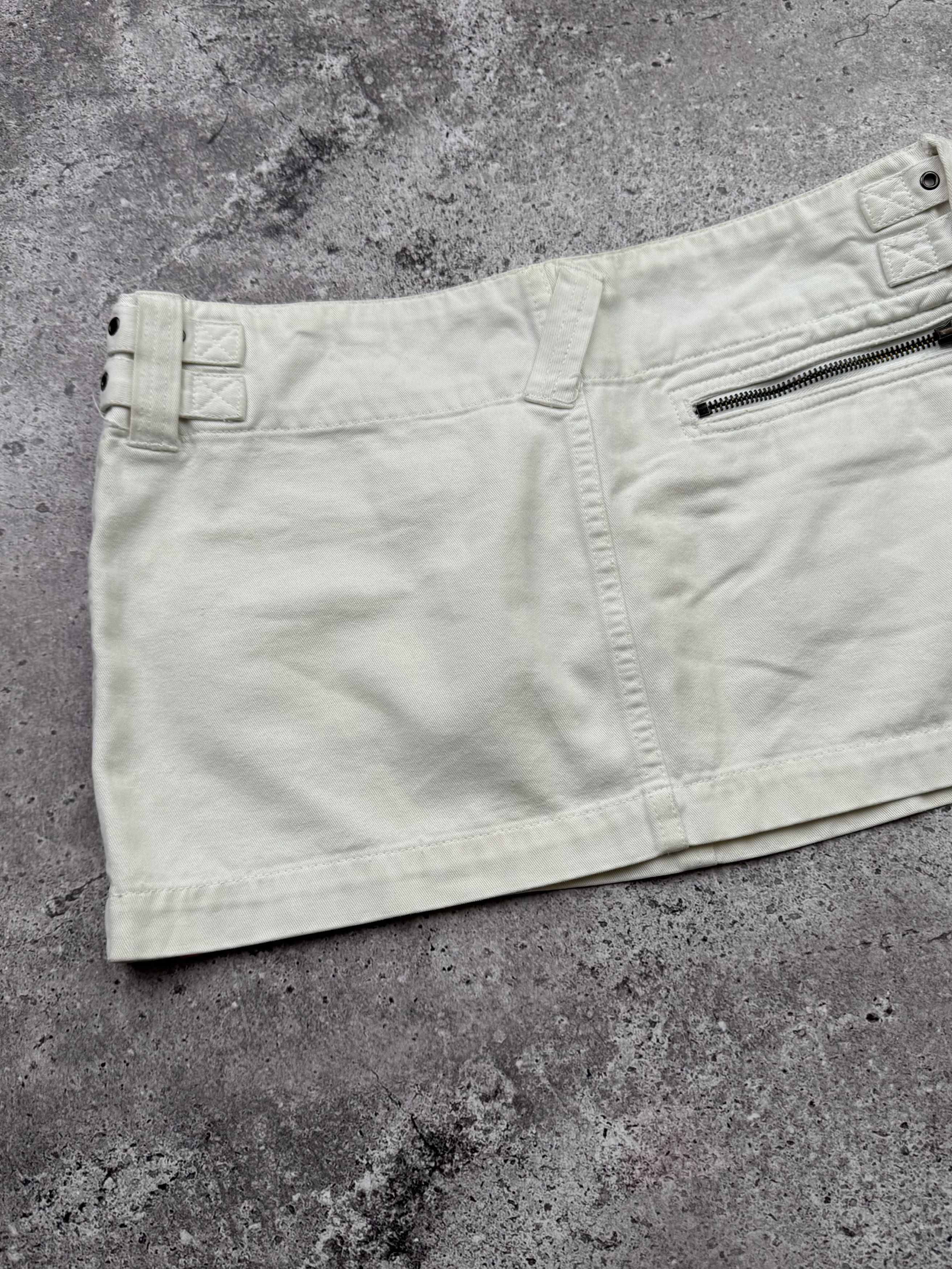 Vintage Vintage Mini Skirt With Straps C284(V591)(E8) Size 27" / US 4 / IT 40 - 7 Thumbnail