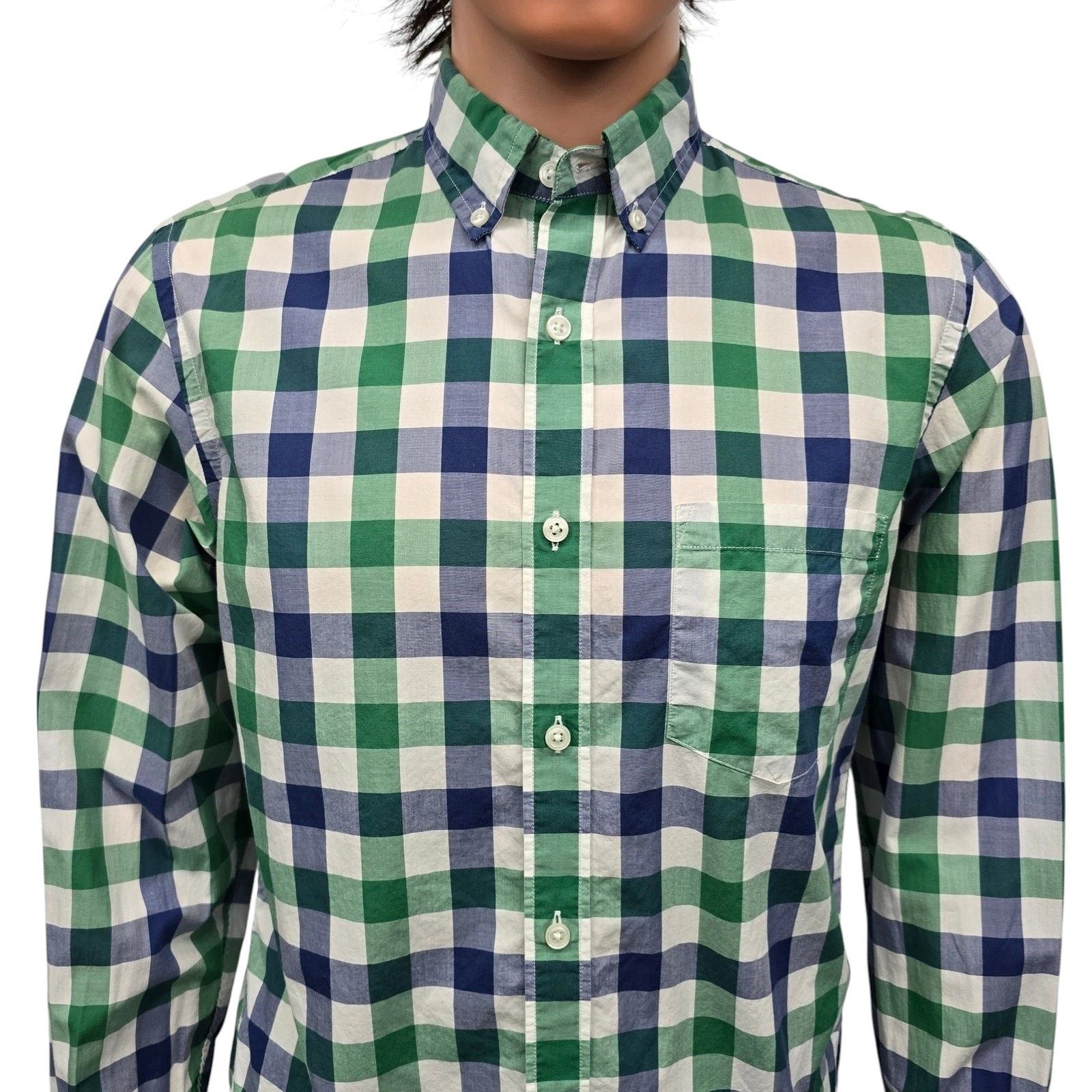 J.Crew J. Crew Light weight Shirt S Buffalo Check Plaid Long Sleeve Size US S / EU 44-46 / 1 - 2 Thumbnail