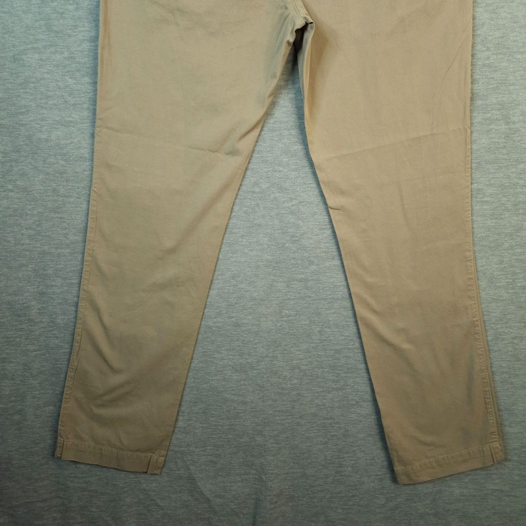 Vintage S.K.U Men’s Khaki Pants Straight Size 34 Cotton Casual Beige Regular Size US 34 / EU 50 - 6 Thumbnail