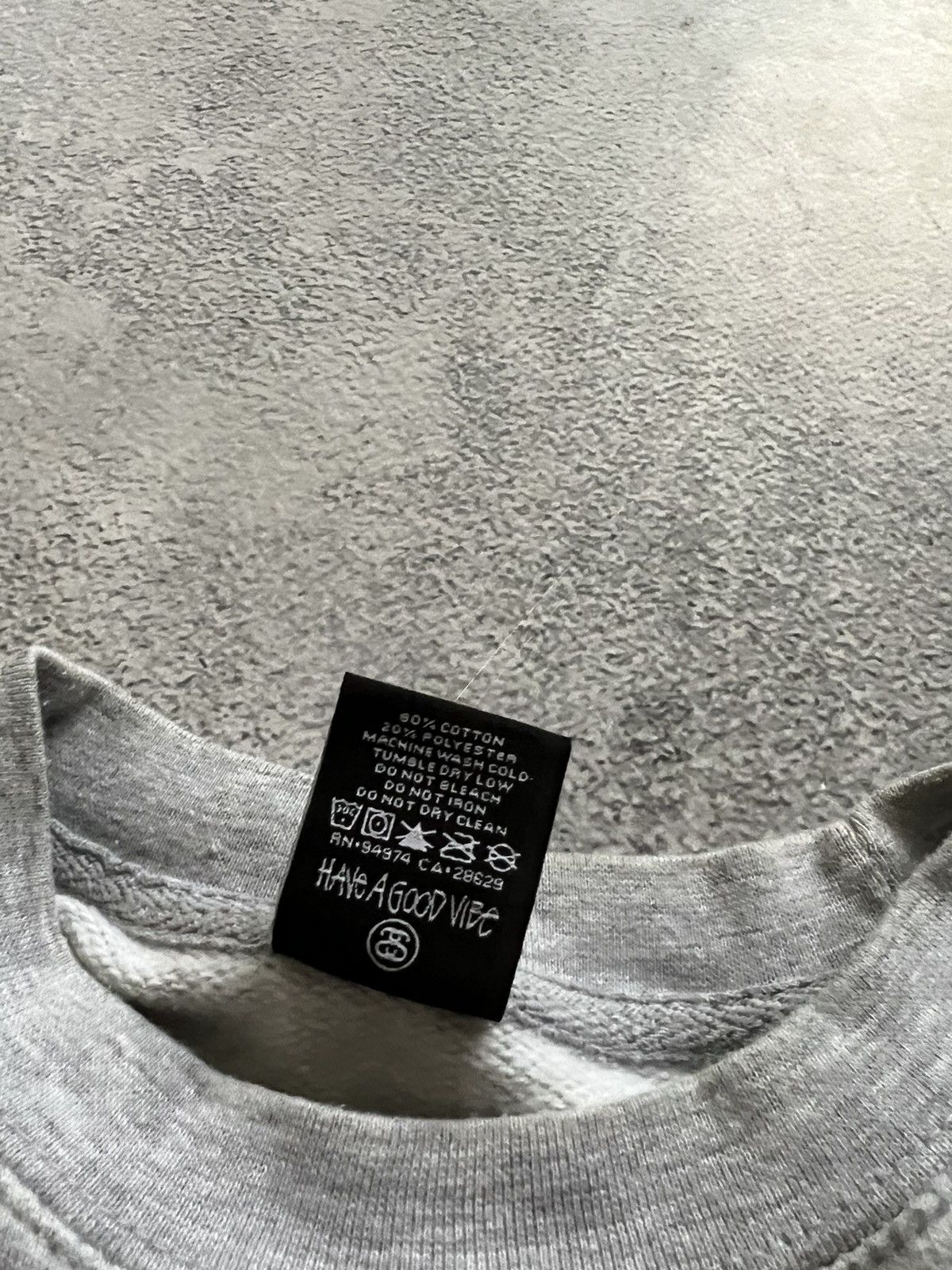 Stussy Vintage Y2k 🐀 Stussy Reflective Big Logo Sweatshirt 00’s Size US S / EU 44-46 / 1 - 7 Thumbnail