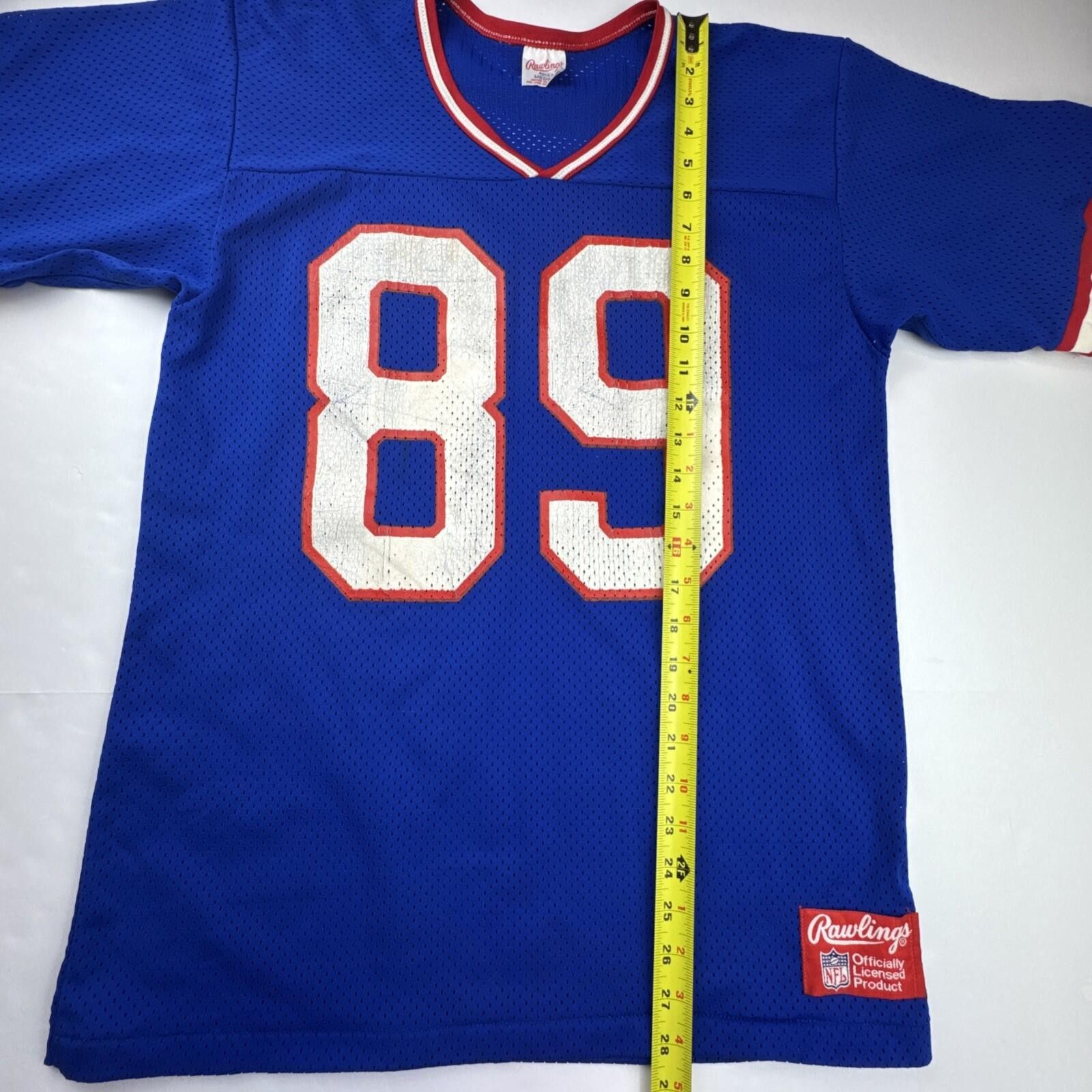 Other Rawlings NFL Jersey Vintage Mesh Number 89 Medium Blue Size US M / EU 48-50 / 2 - 4 Thumbnail