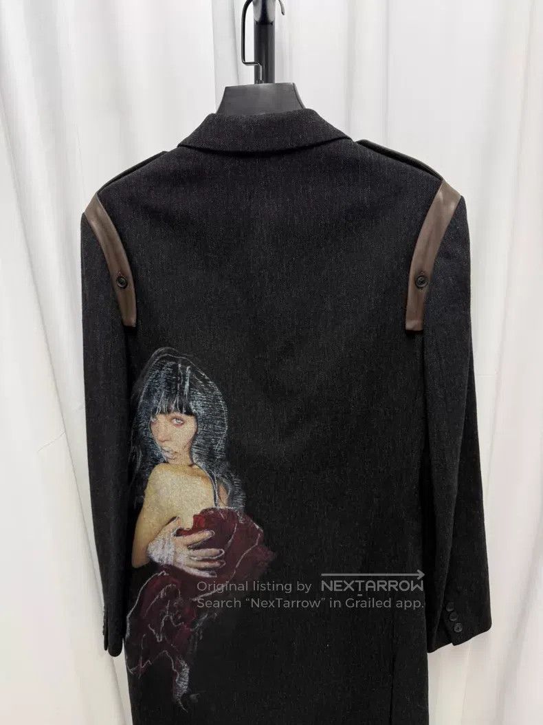 Yohji Yamamoto YOHJI YAMAMOTO Leather Patch Coat Size US M / EU 48-50 / 2 - 5 Thumbnail