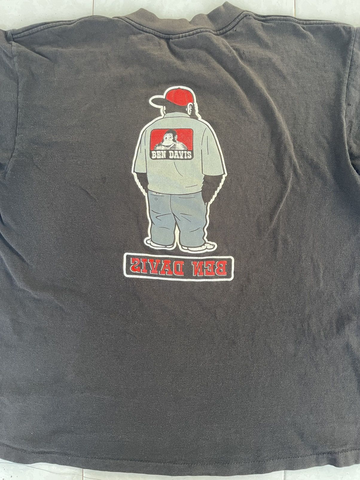 Ben Davis Thrashed 90's Vintage Ben Davis Gorilla Disstressed Tee Size US L / EU 52-54 / 3 - 8 Thumbnail
