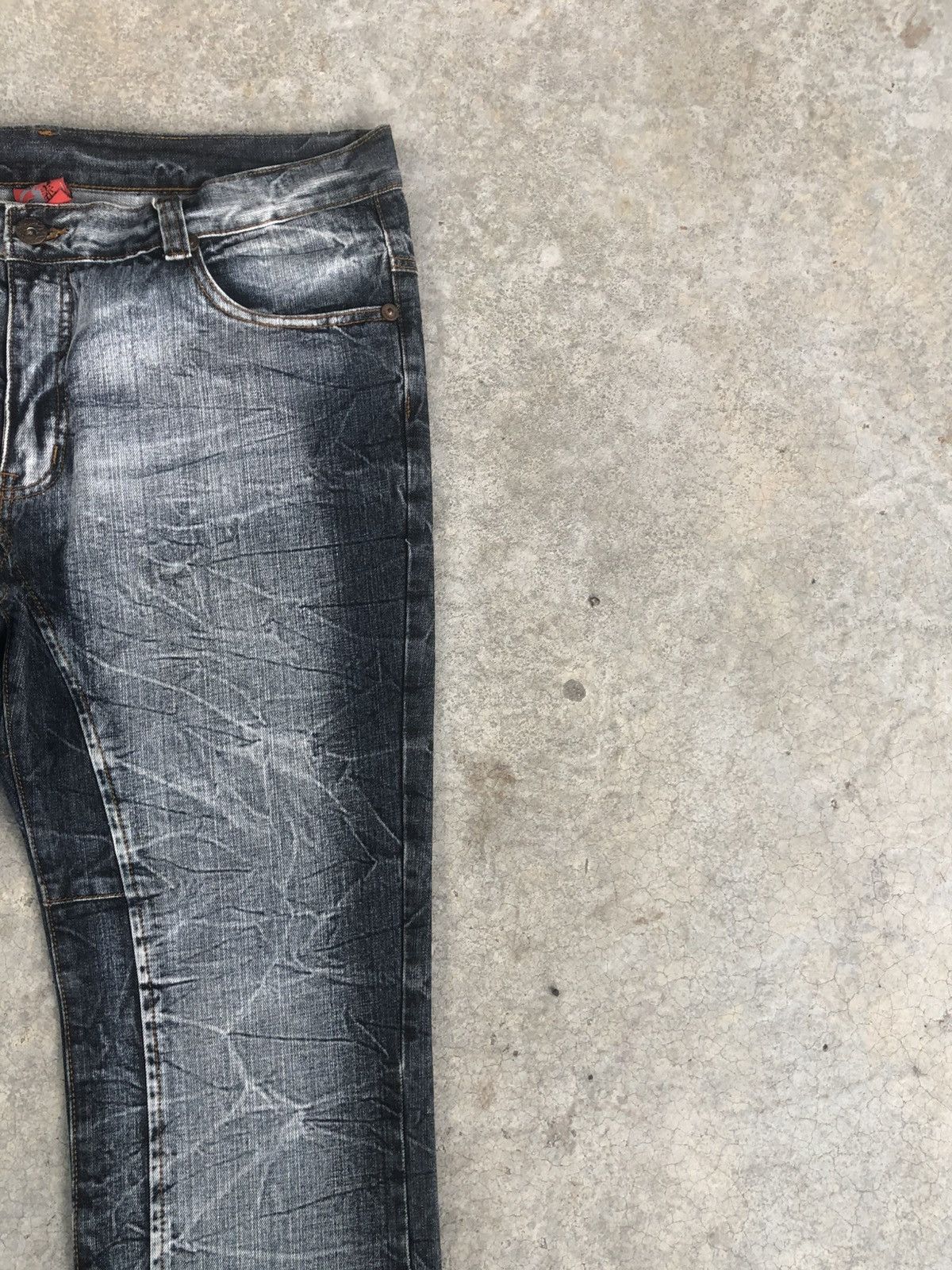 If Six Was Nine Japanese Black ant Flared Jeans Distressed Jeans Size US 38 / EU 54 - 5 Thumbnail