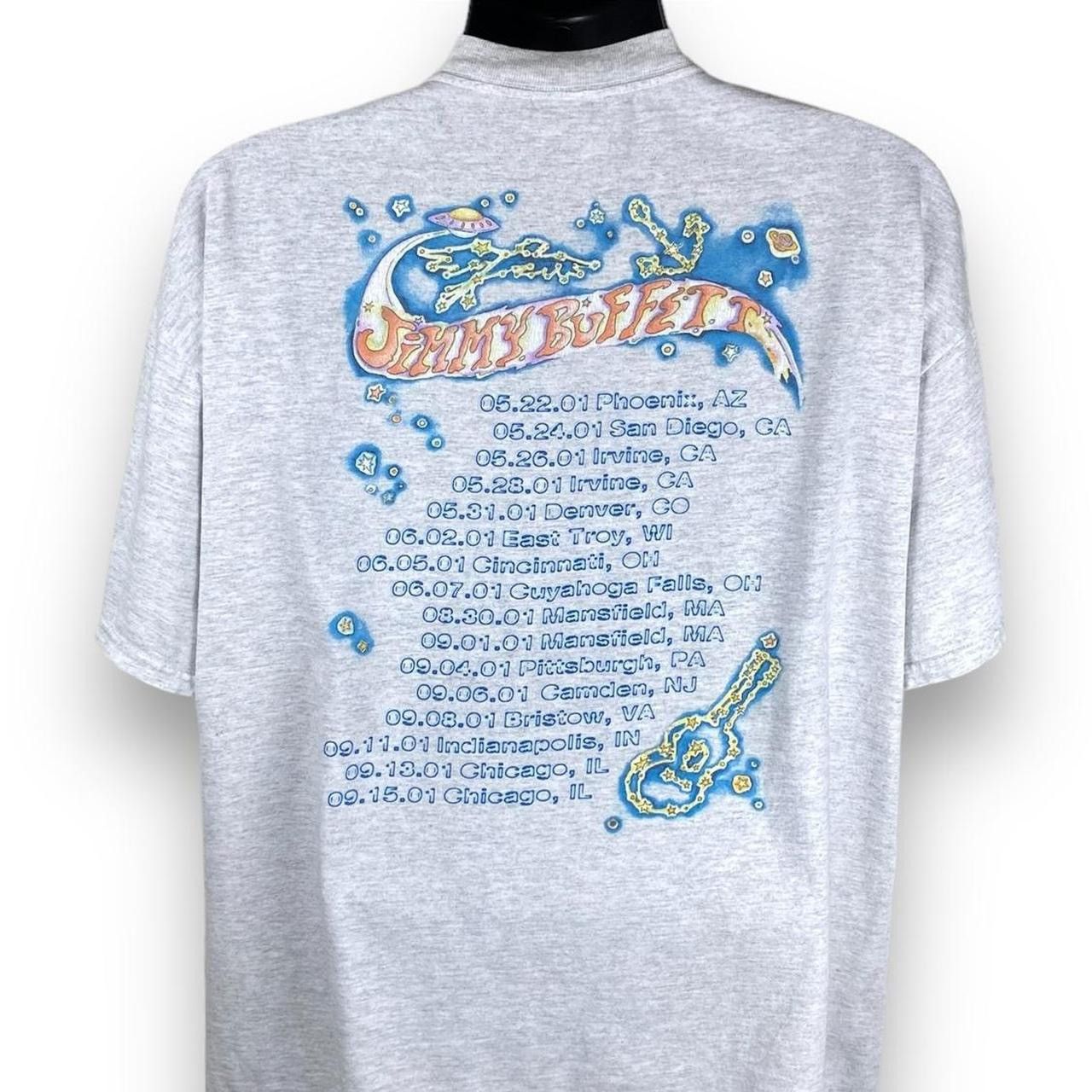 Band Tees × Vintage Vintage Y2K Tultex Jimmy Buffett Band Music Concert Tshirt Size US XL / EU 56 / 4 - 2 Thumbnail