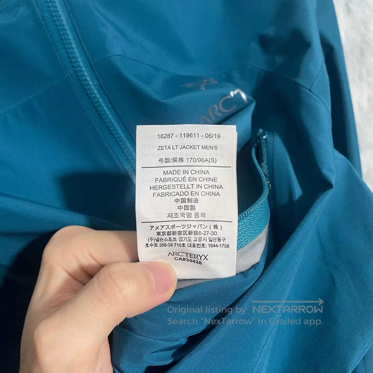 Arc'teryx Arcteryx Zeta LT Jacket Blue Size Small. Size US S / EU 44-46 / 1 - 5 Thumbnail