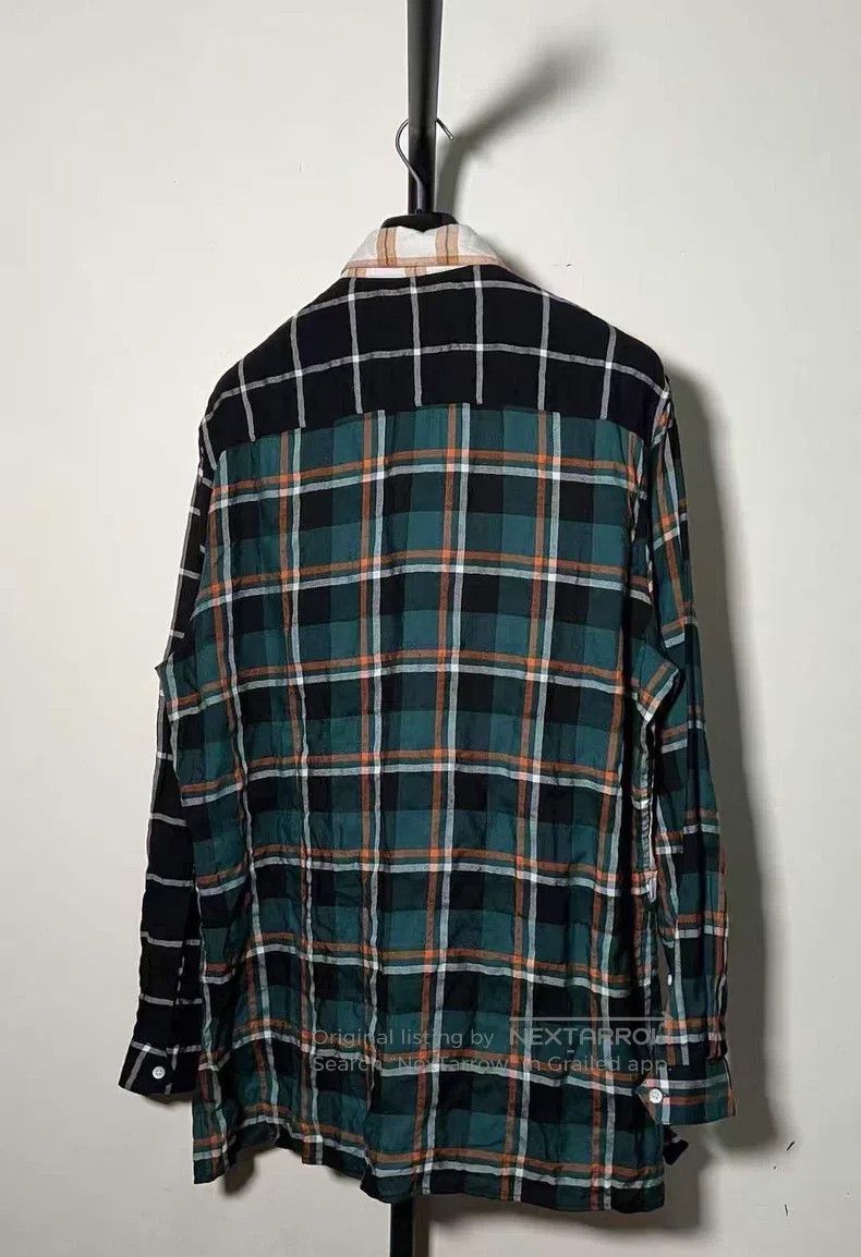 Loewe Loewe Patchwork leather brand logo letter shirt Size M / US 6-8 / IT 42-44 - 2 Thumbnail