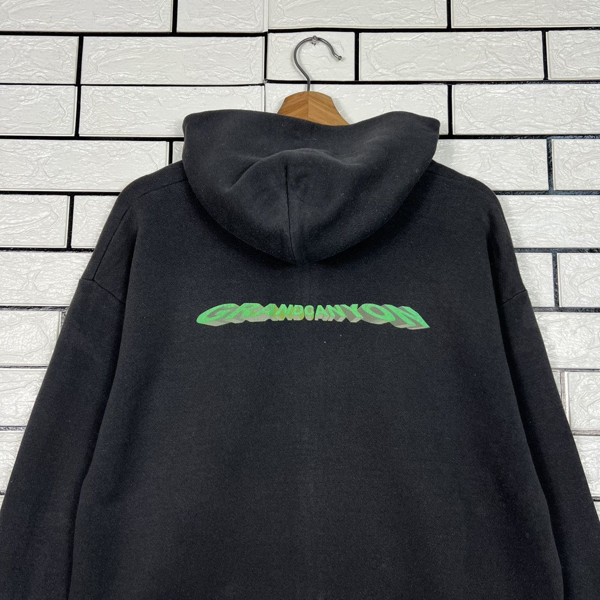 Japanese Brand GRAND CANYON Big Logo Zipper Hoodie Sweatshirt #4010-C182 Size US L / EU 52-54 / 3 - 2 Thumbnail